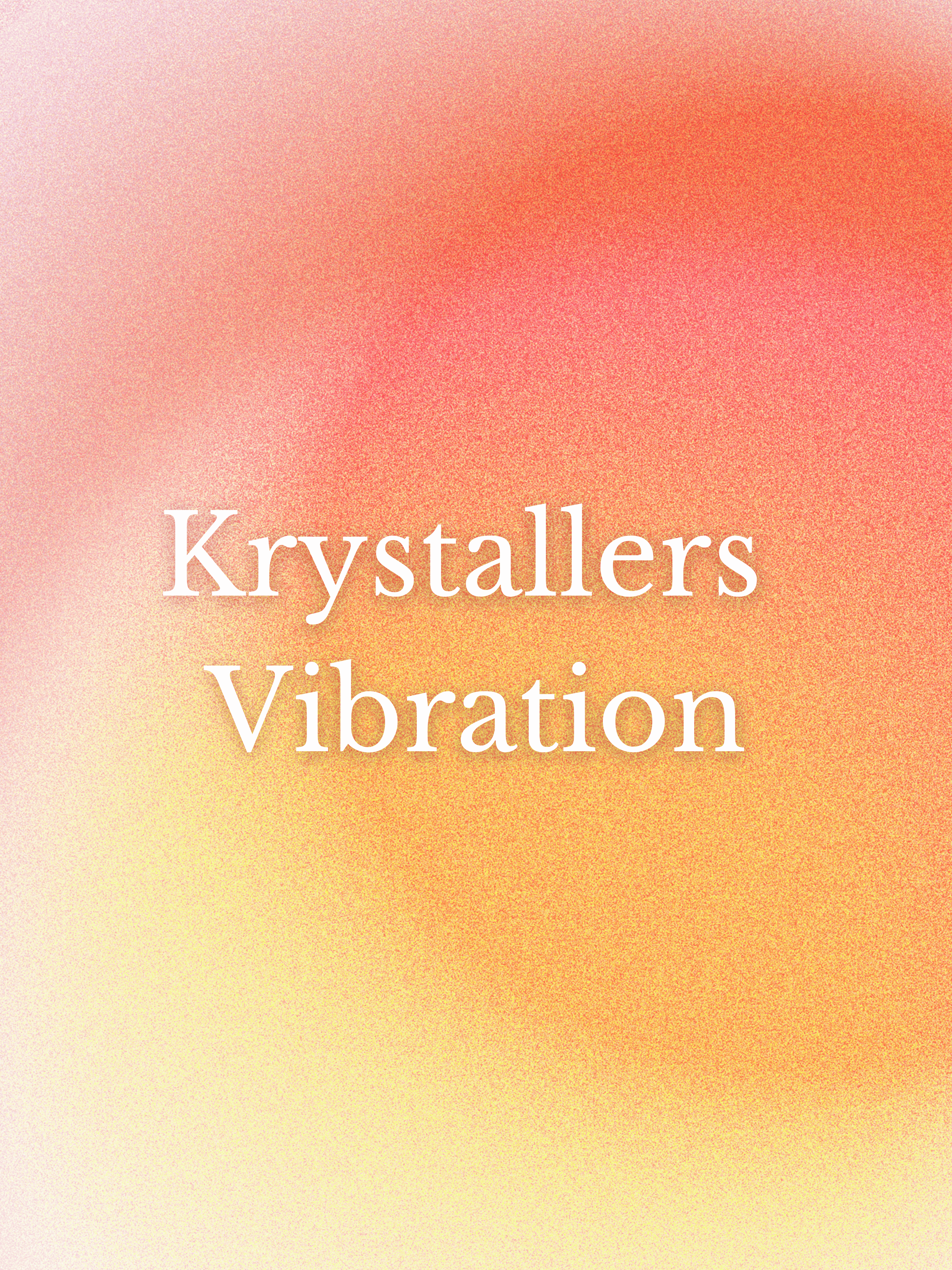 Høje og lave vibrationer i krystaller