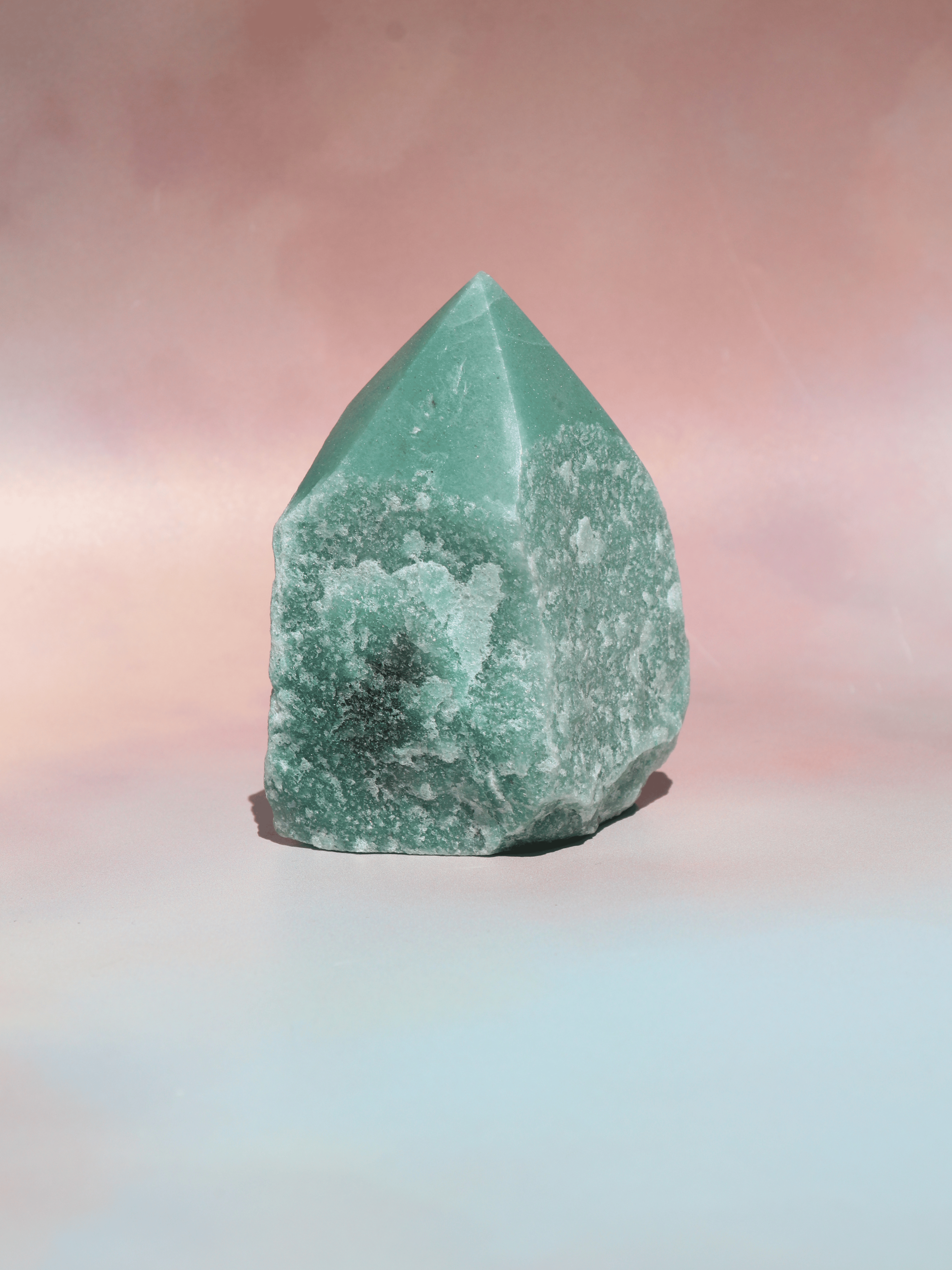 Grøn kvarts spids nr. 4