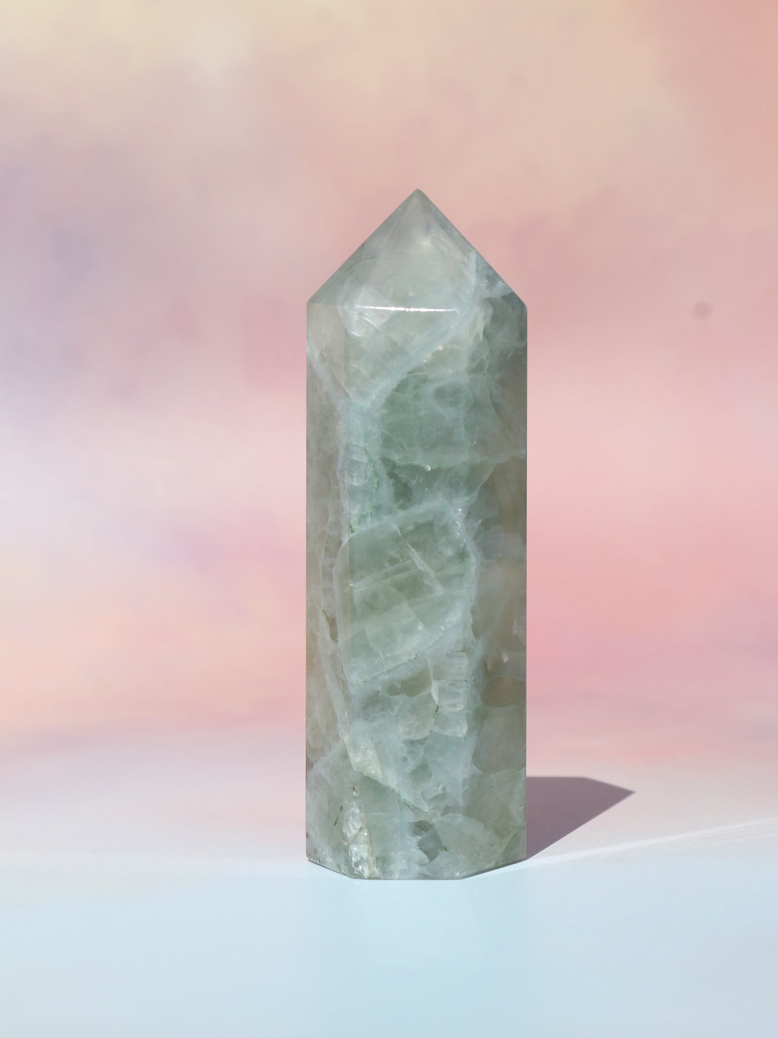Grøn fluorit (tårn) Nr. 4