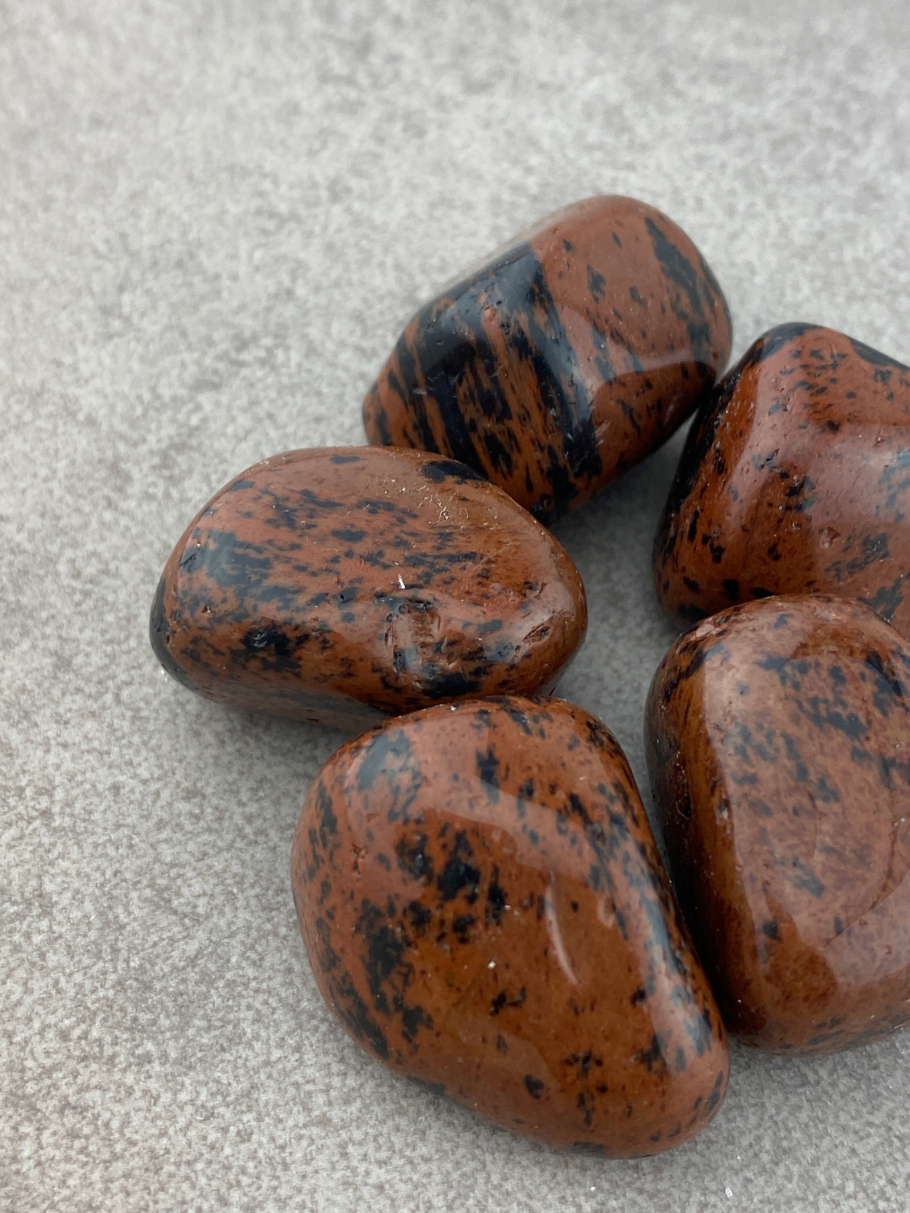 Mahogni Obsidian Lommesten OUTLET