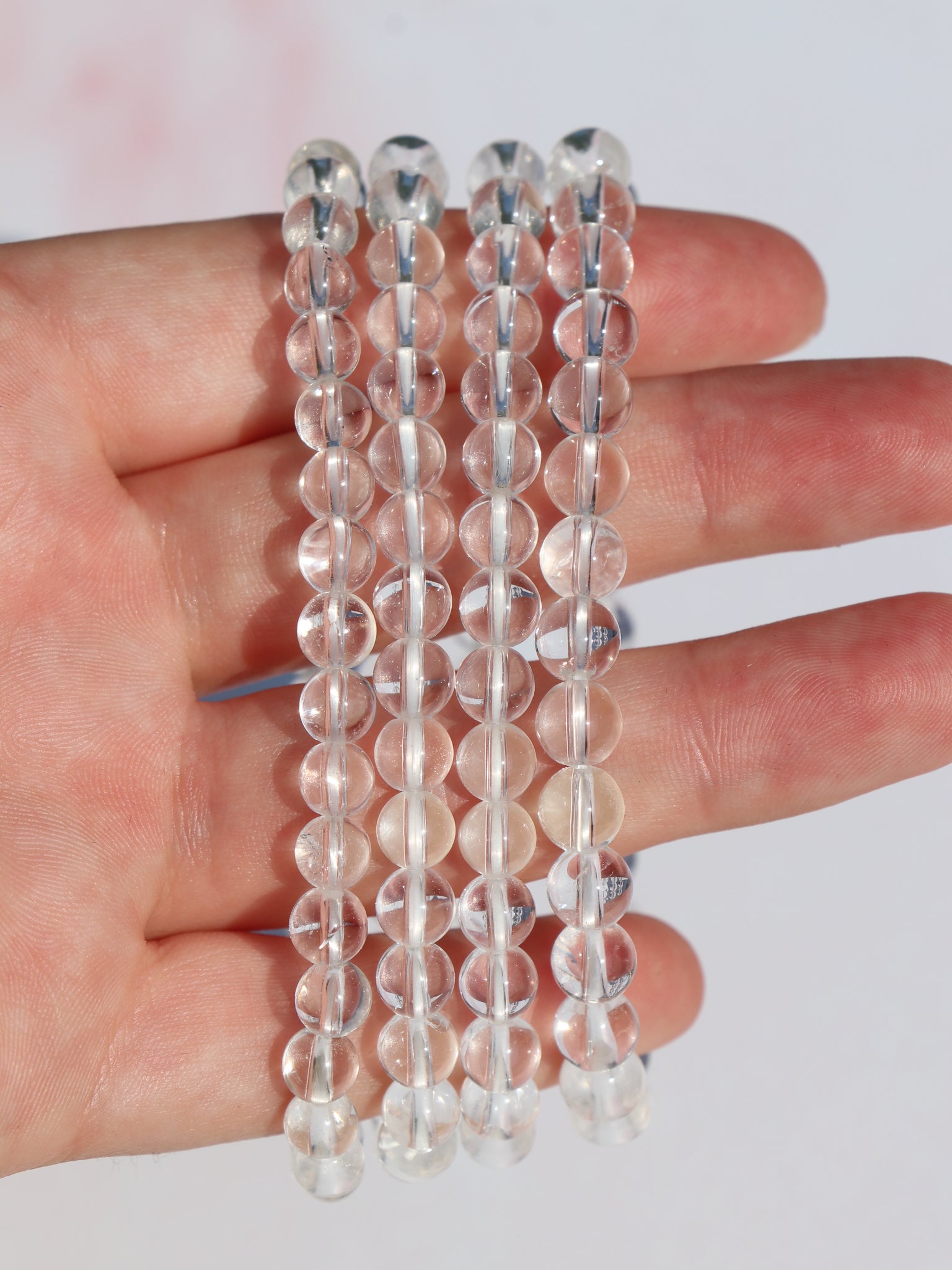 Bjergkrystal armbånd