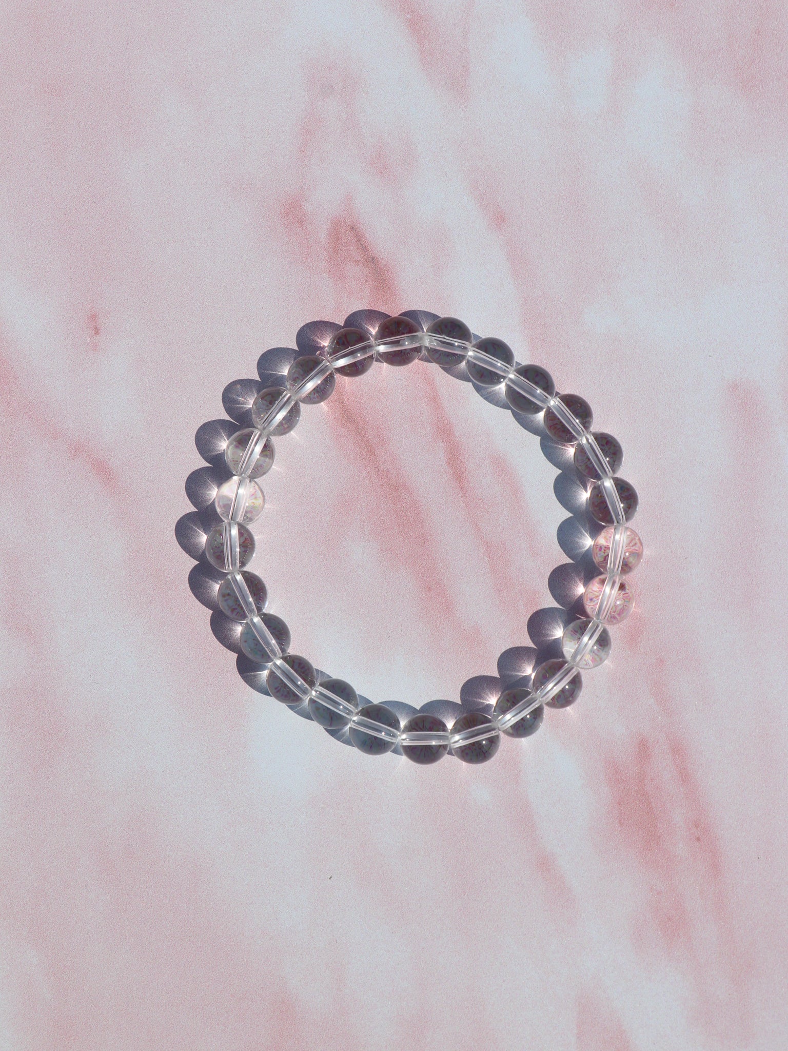 Bjergkrystal armbånd