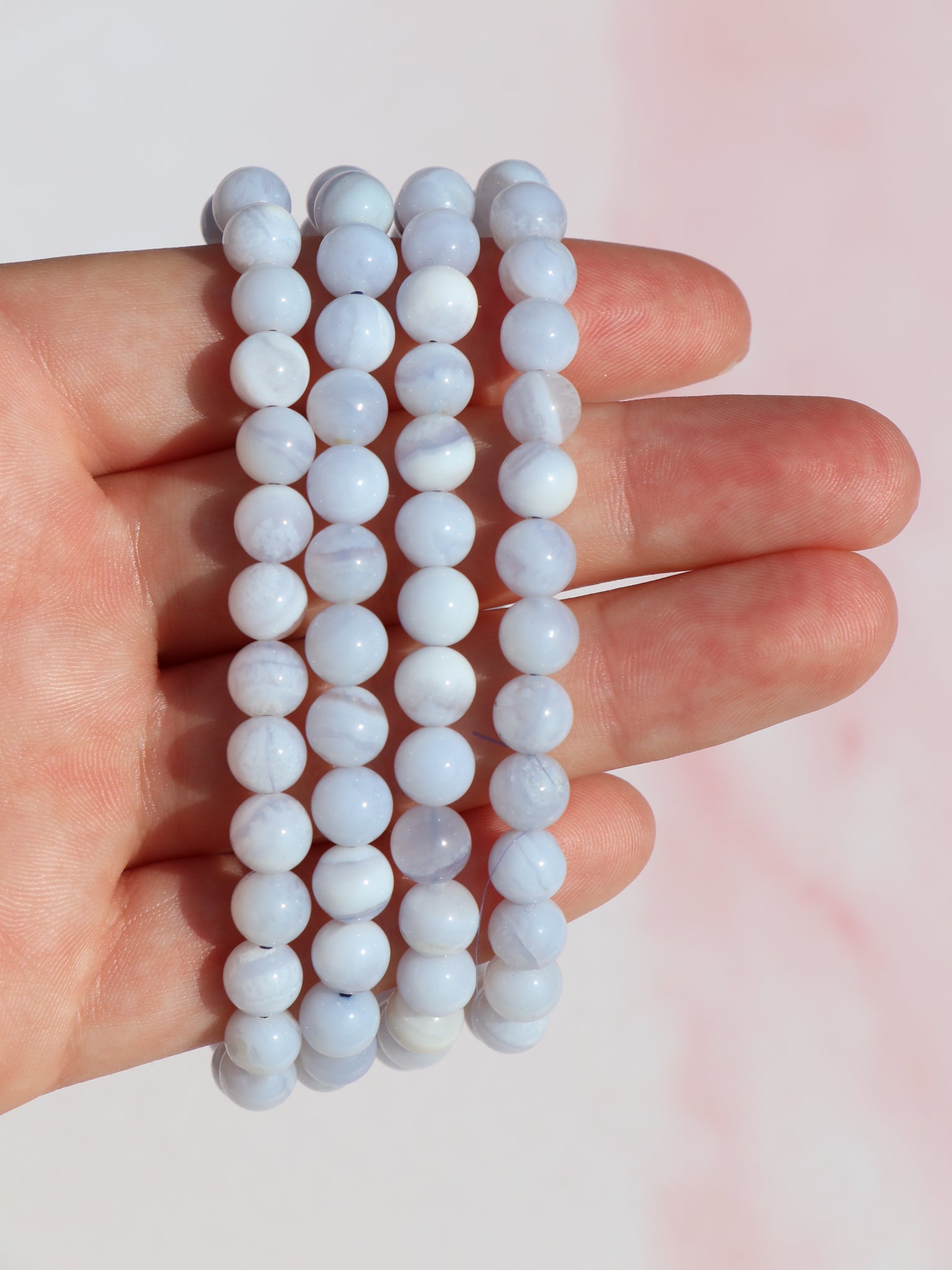 Blonde Agat Armbånd