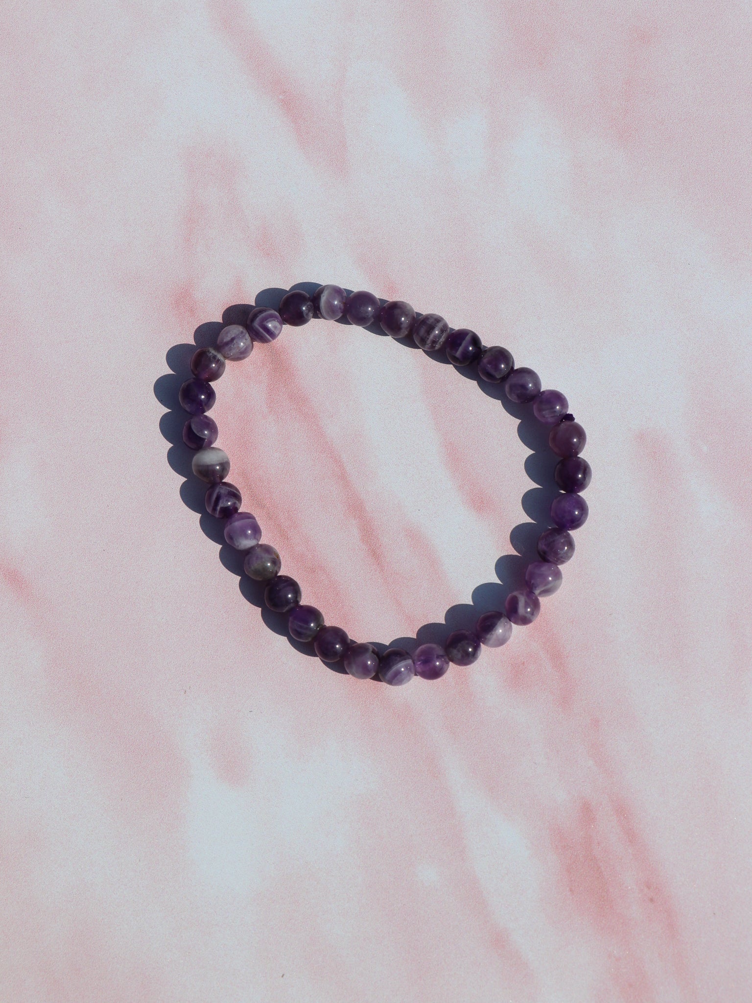 Ametyst Chevron Armbånd