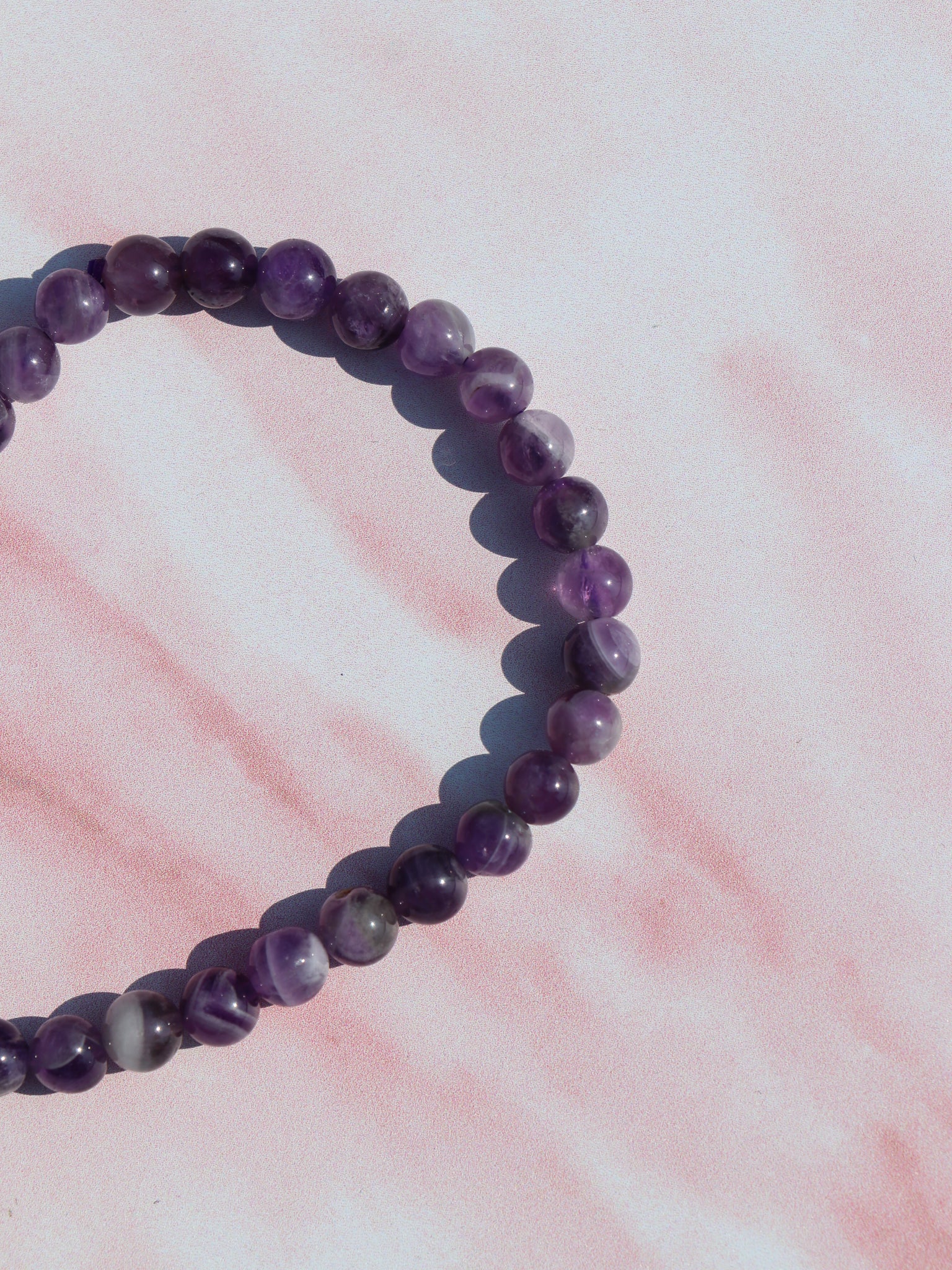 Ametyst Chevron Armbånd