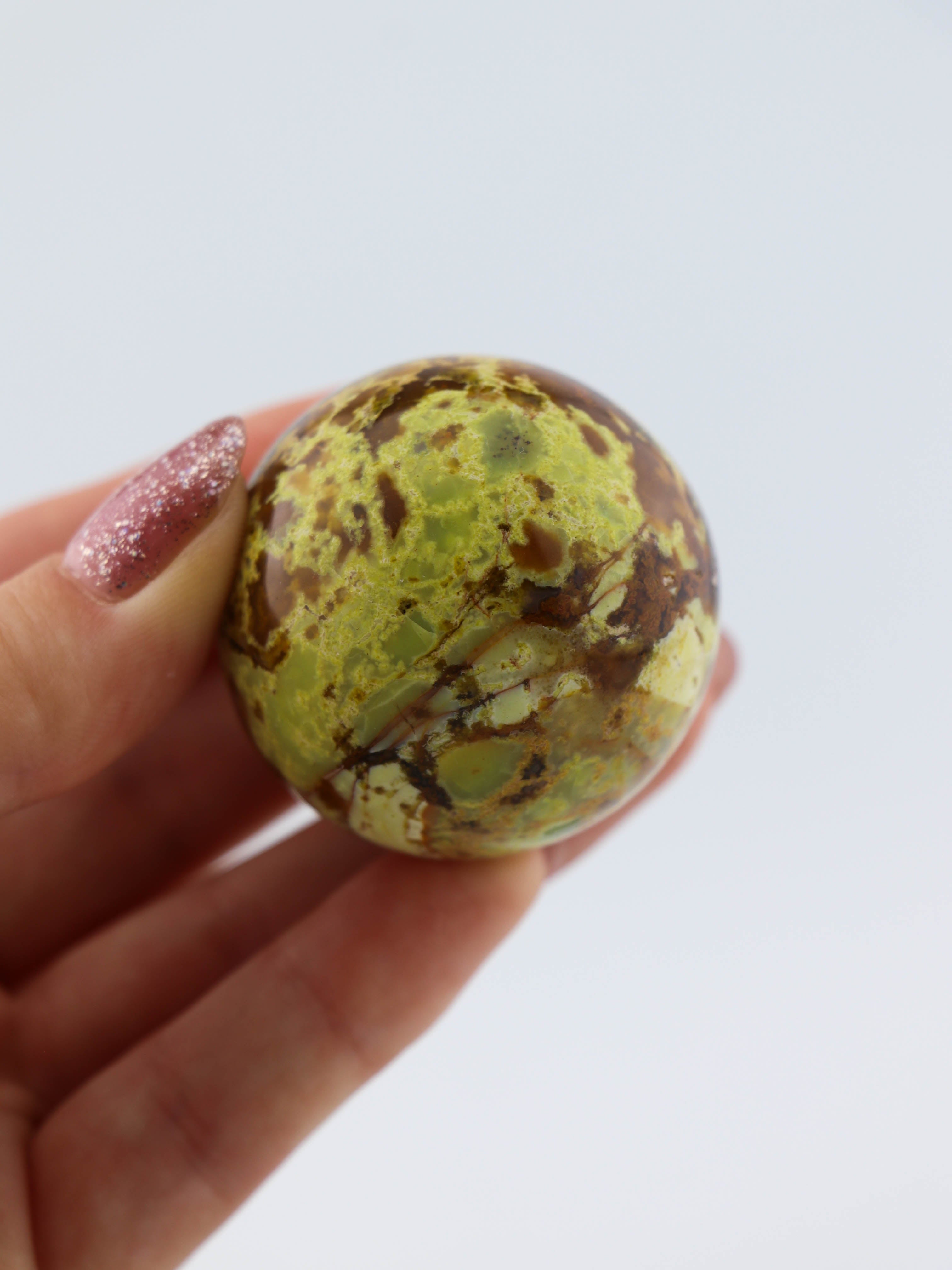 Grøn Opal Kugle Nr. 1