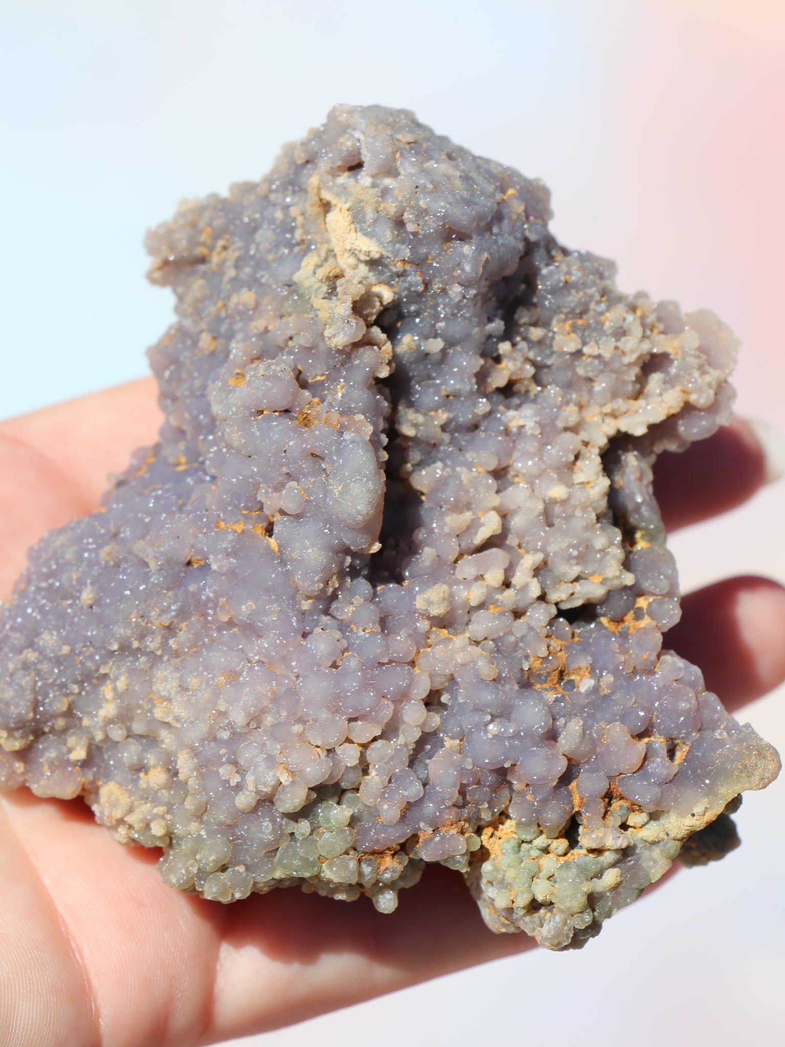 Grape Agat Klynge - CuriousCompassion.dk