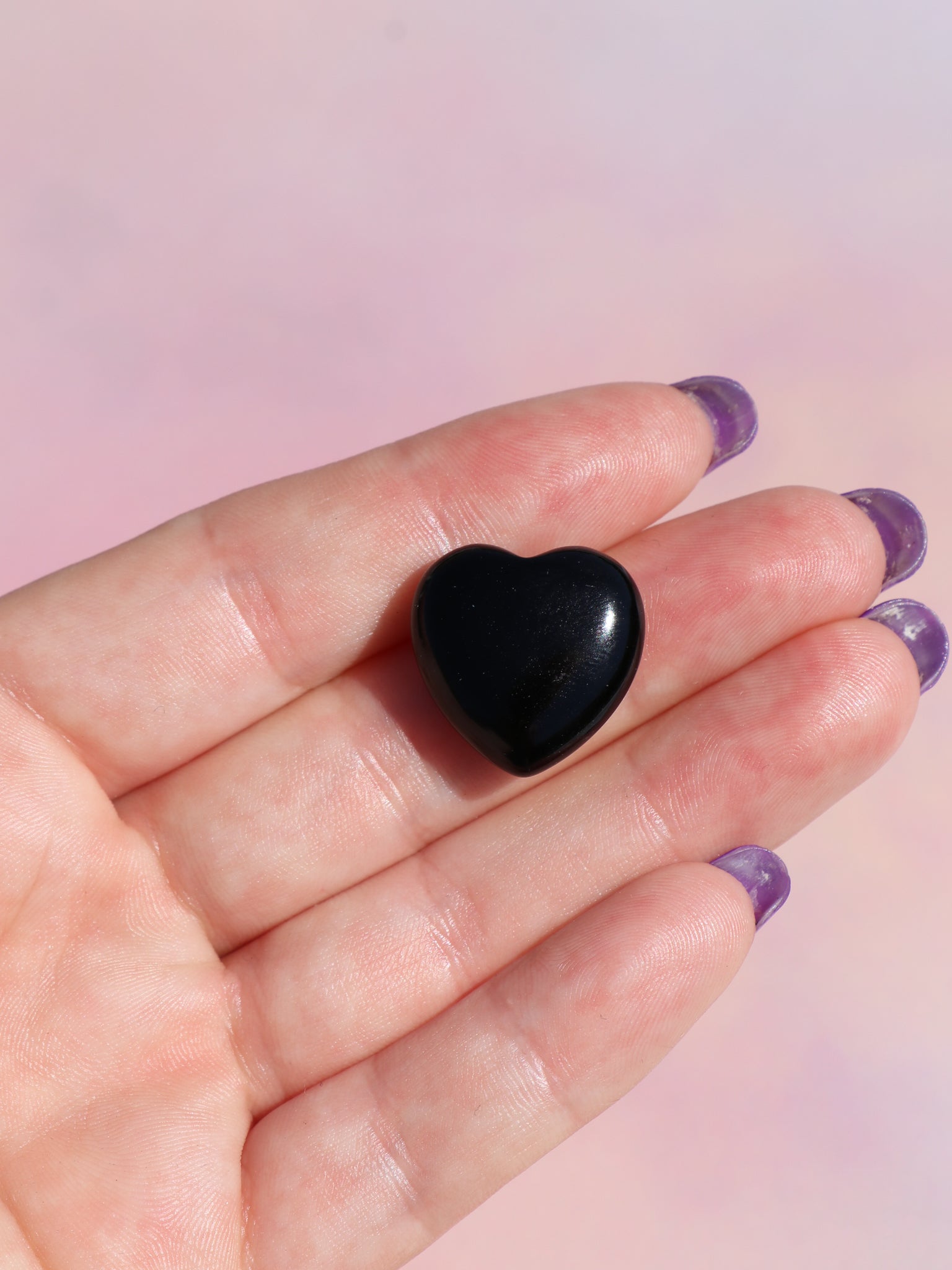 Obsidian Mini Hjerte