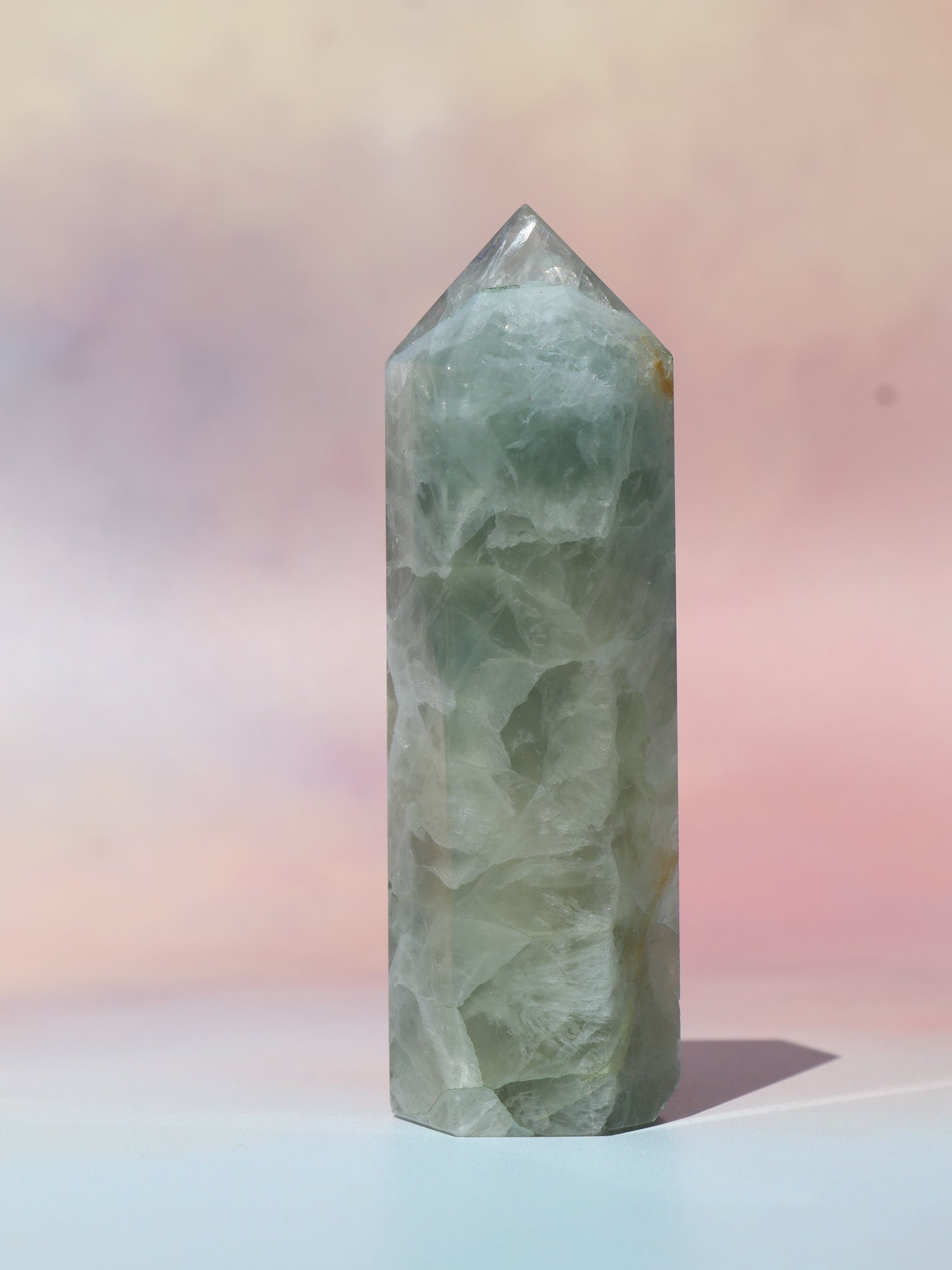 Grøn fluorit (tårn) Nr. 4