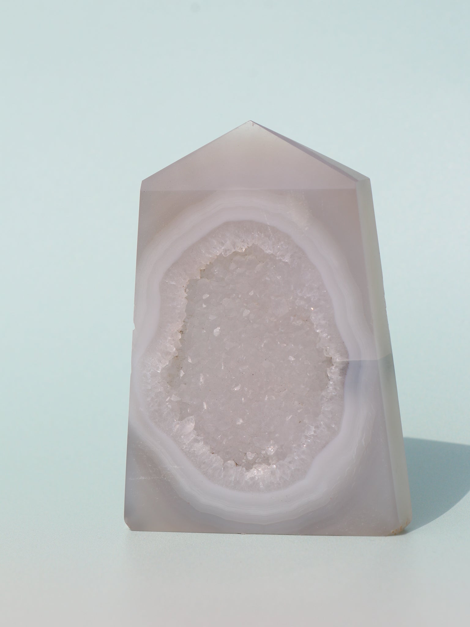 Druzy Agat Tårn
