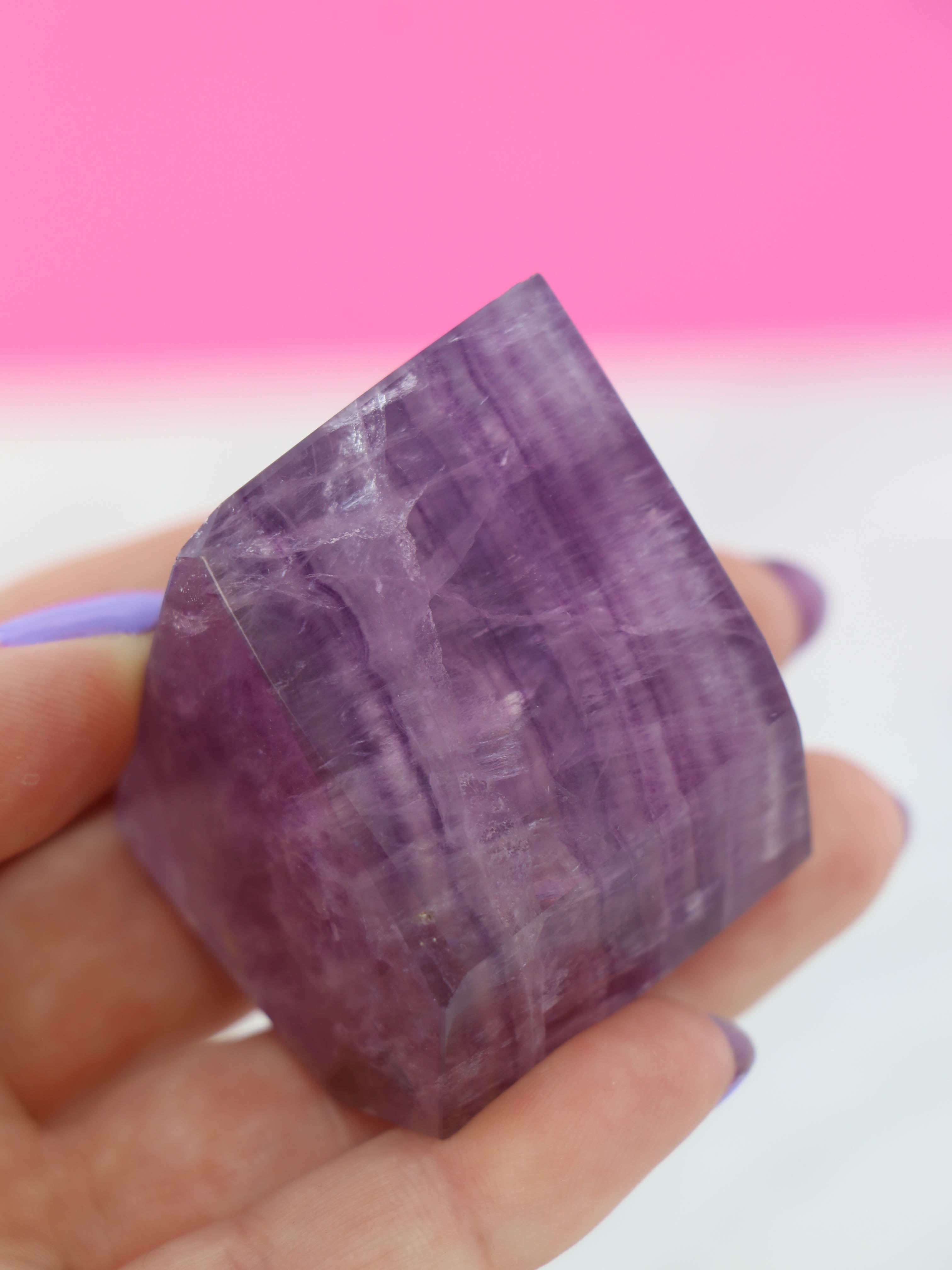 Lilla Fluorit Freeform Nr. 4