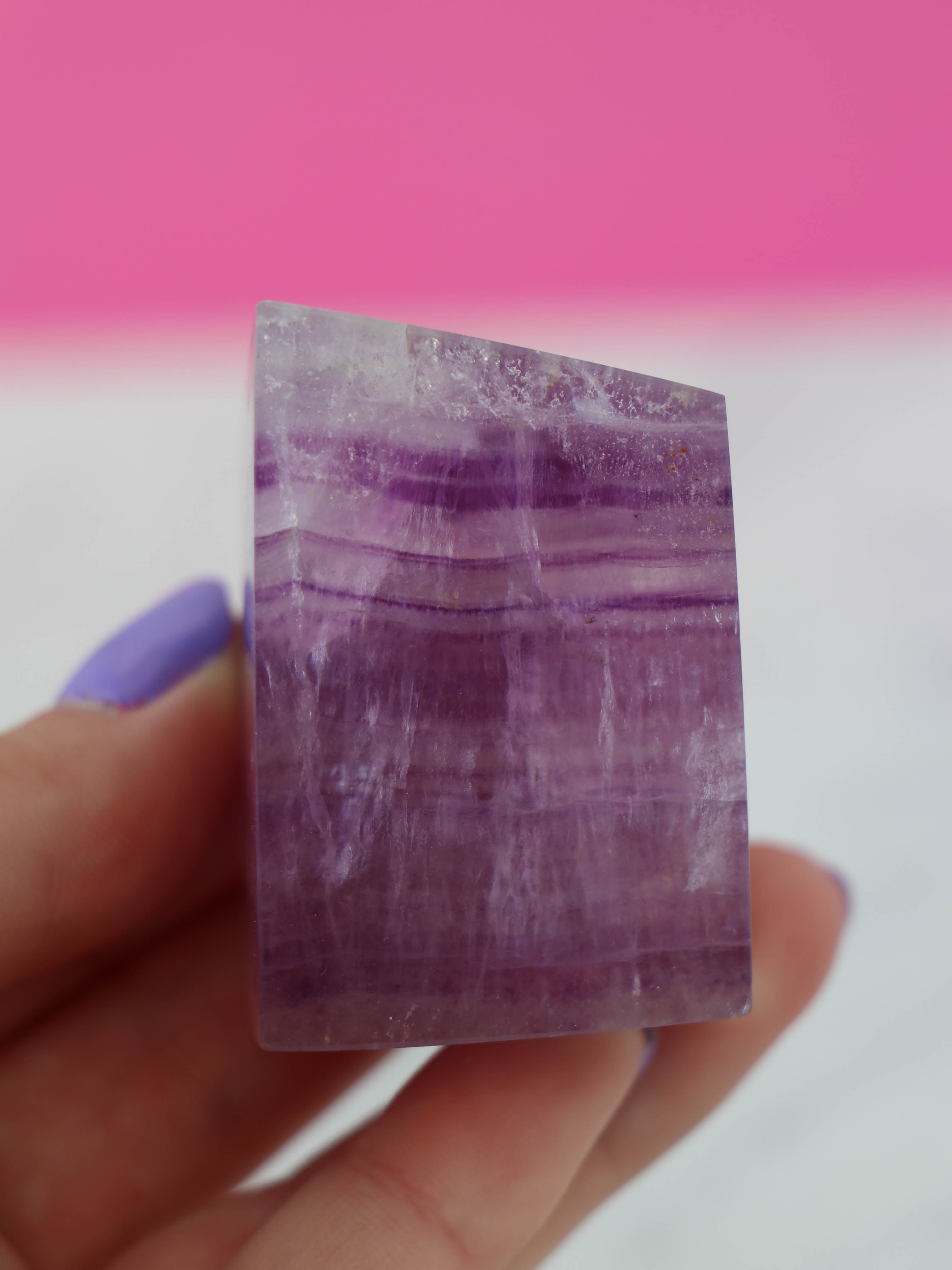 Lilla Fluorit Freeform Nr. 5