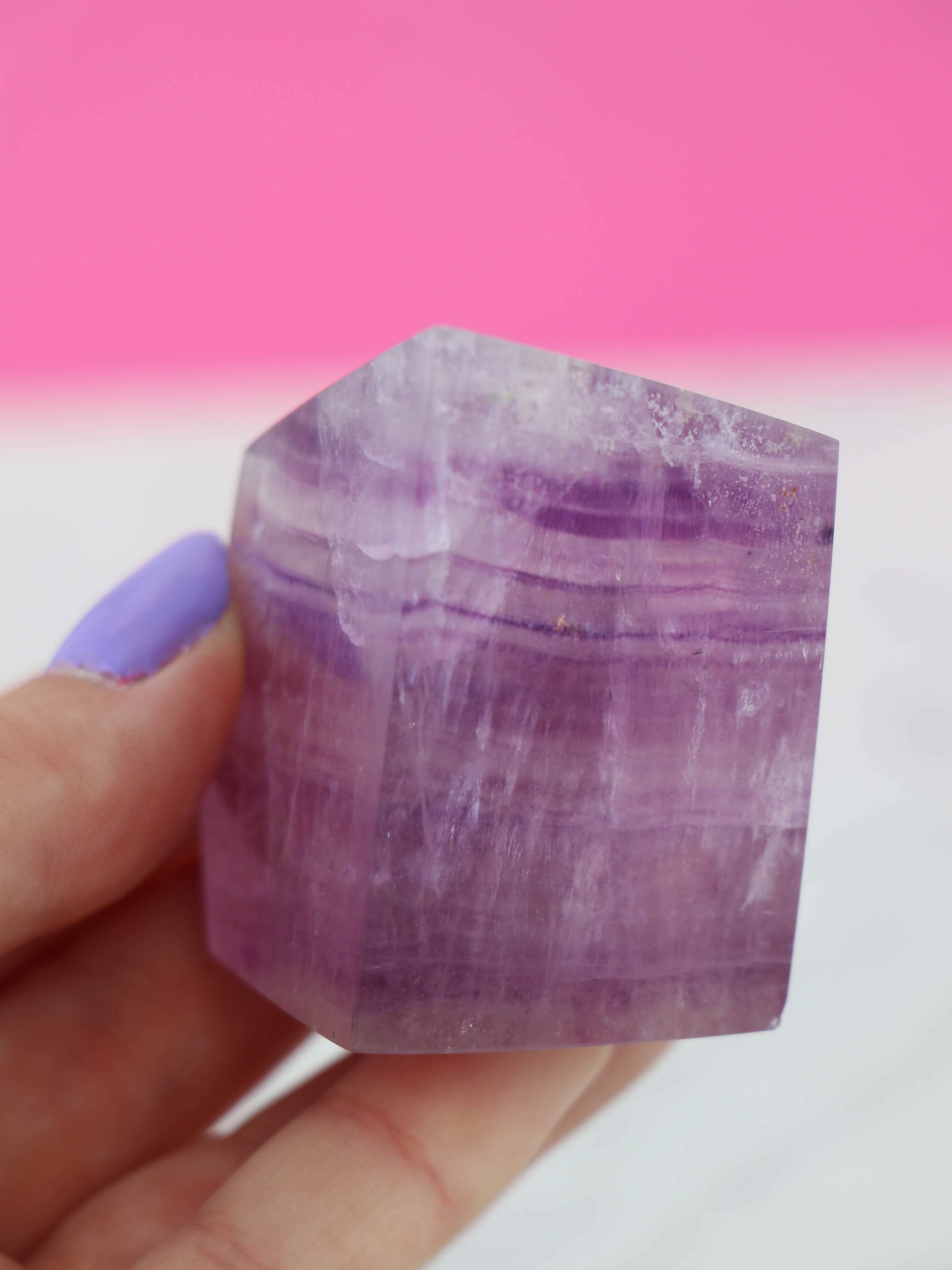 Lilla Fluorit Freeform Nr. 5