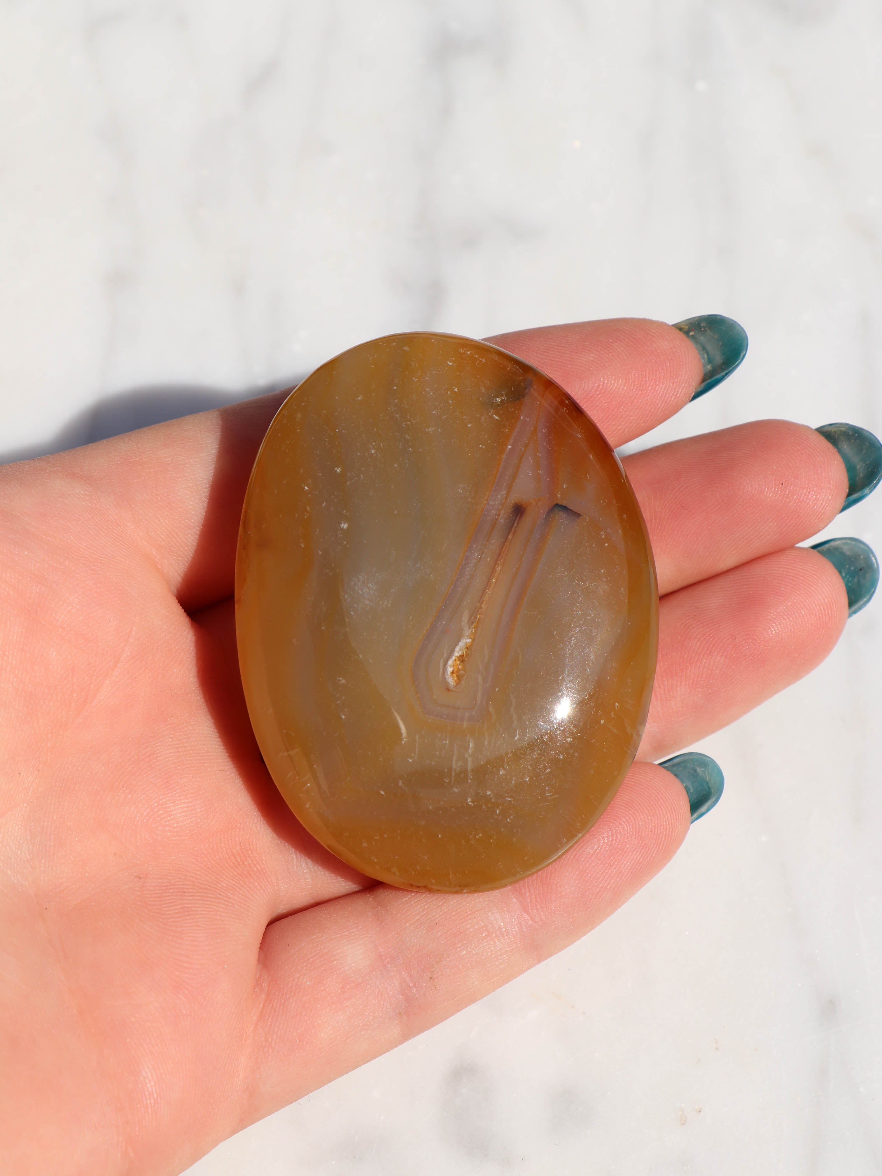 Karneol palmstone Nr. 4