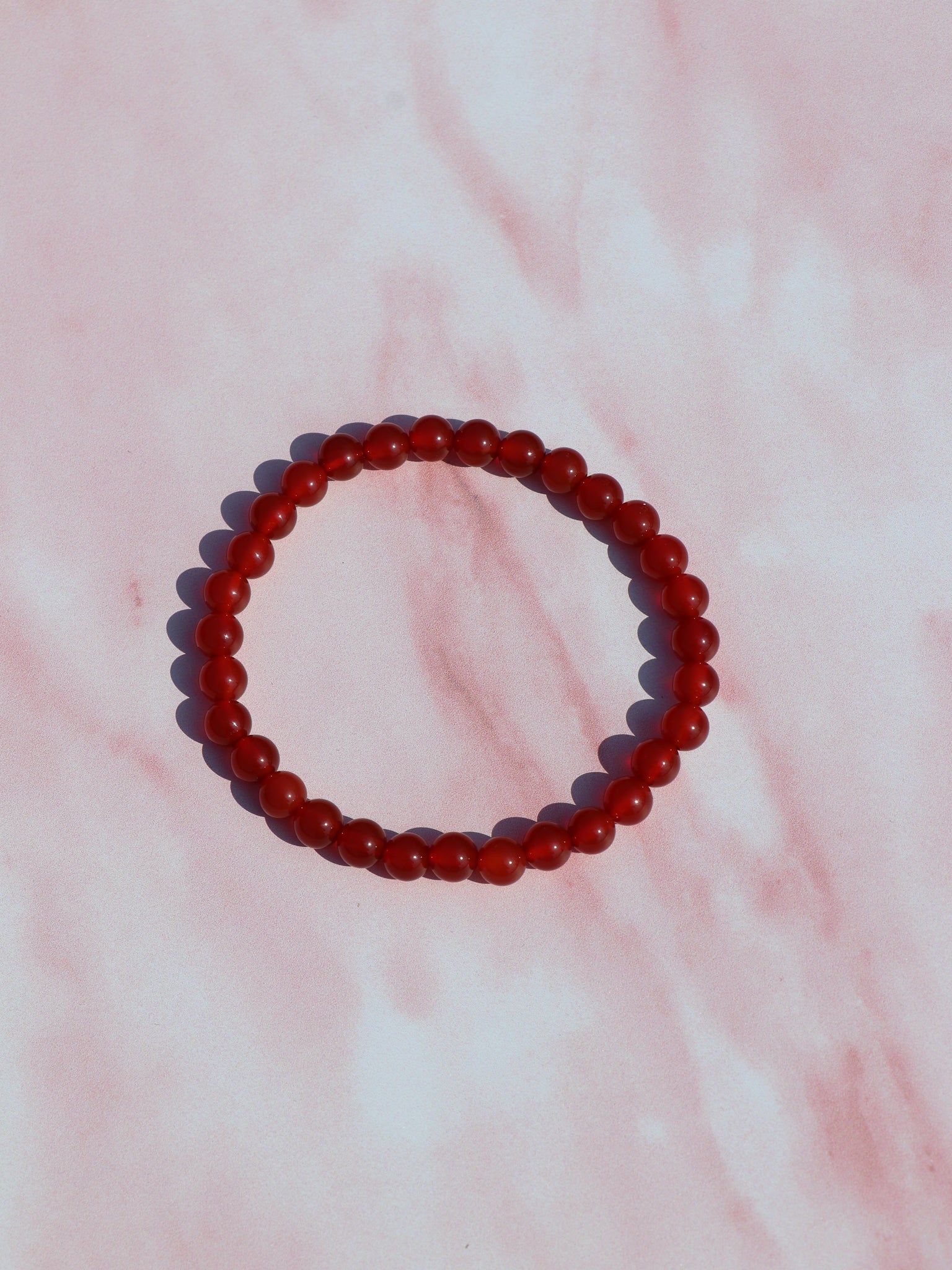 Karneol armbånd