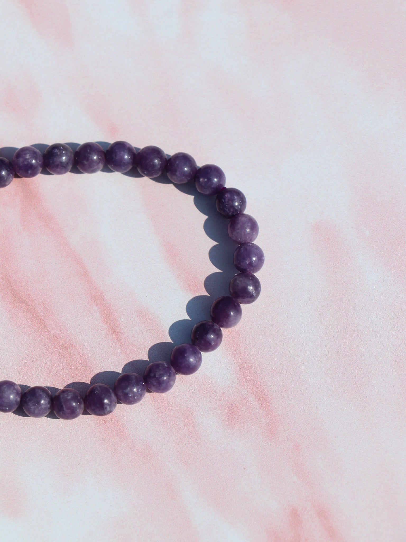 Lepidolit Armbånd
