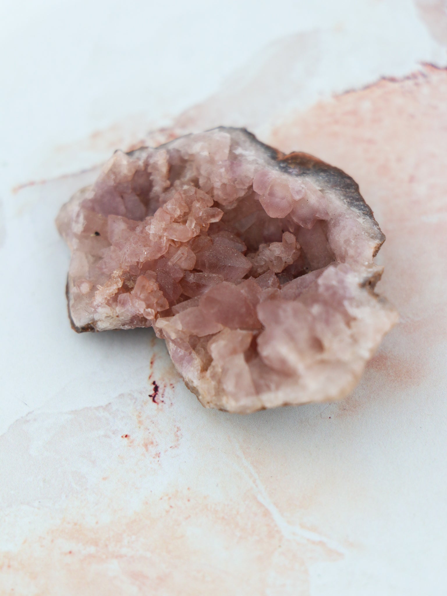 Pink ametyst geode Nr. 3