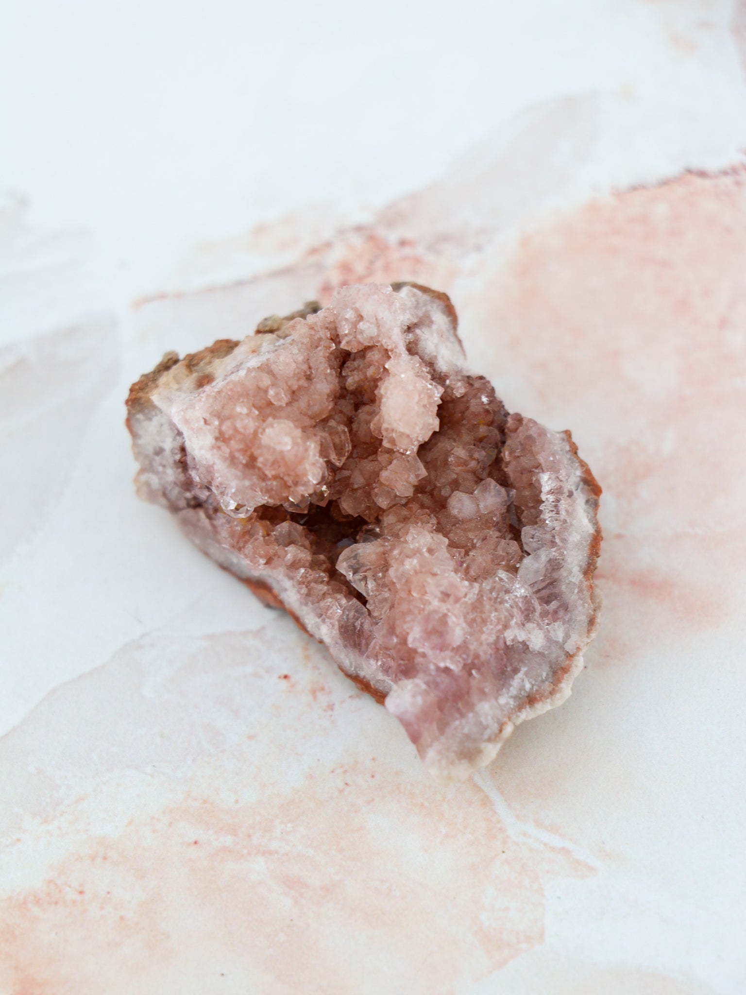 Pink Ametyst geode Nr. 4