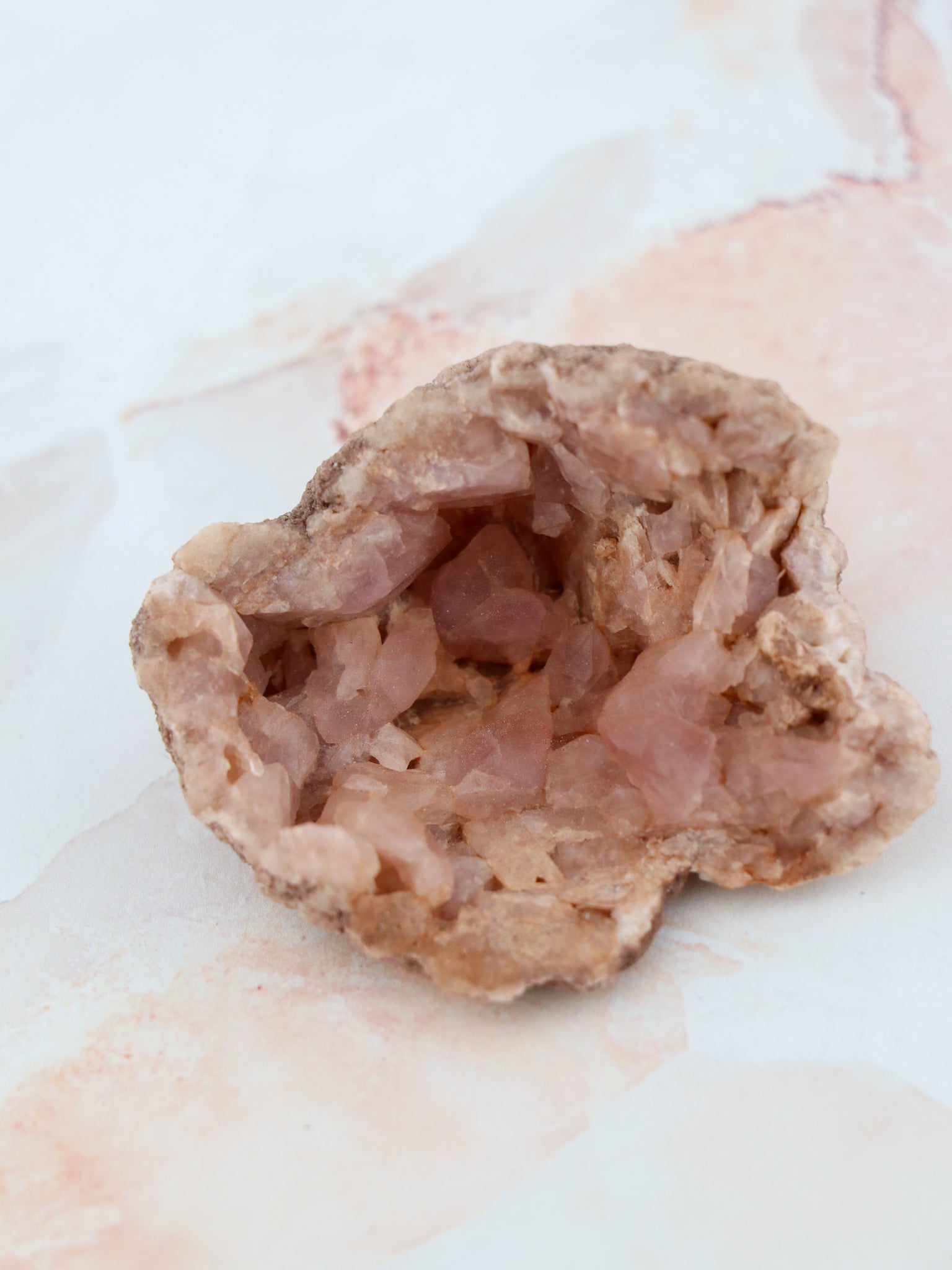 Pink Ametyst geode Nr. 5