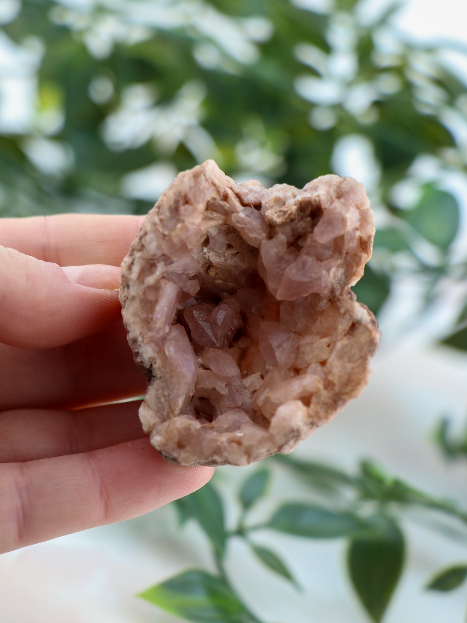 Pink Ametyst geode Nr. 5