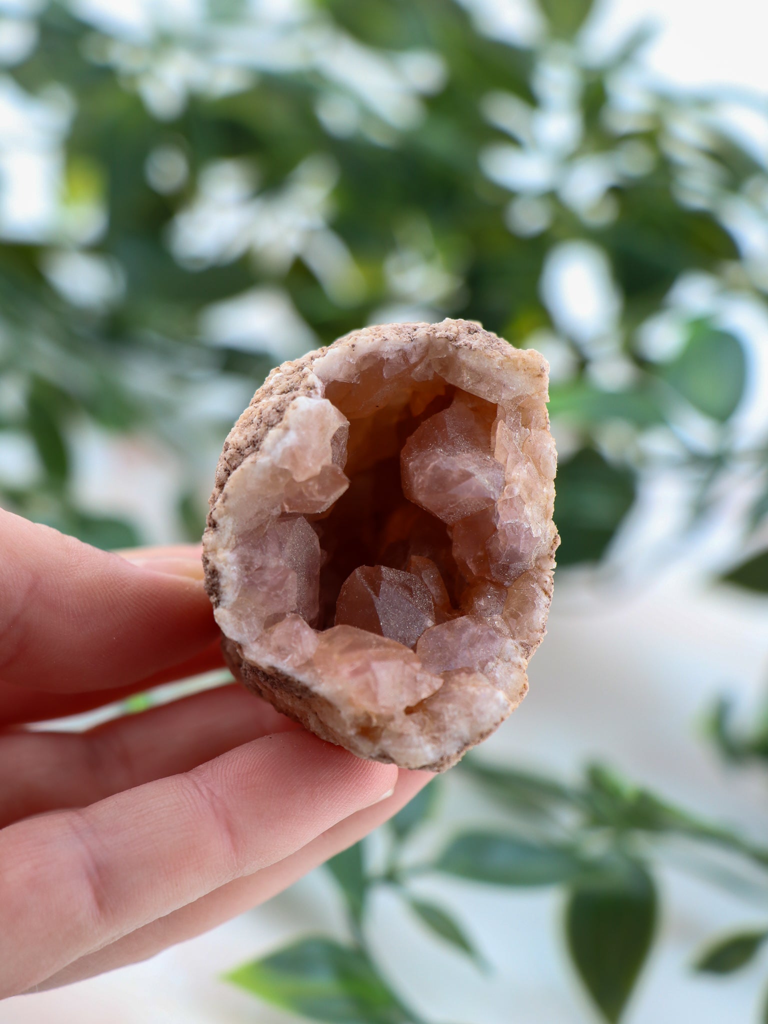 Pink ametyst geode Nr. 7