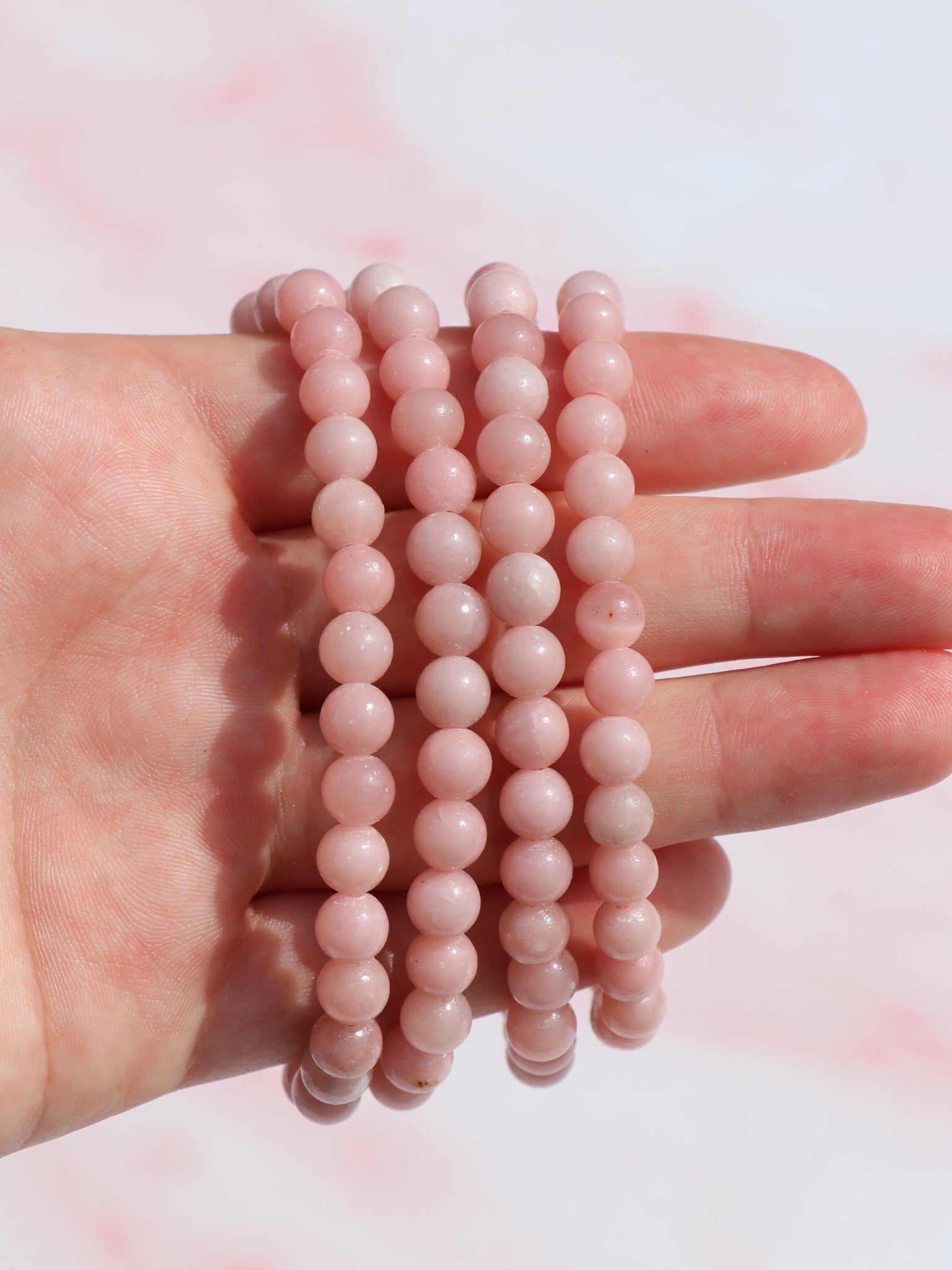 Pink Opal Armbånd