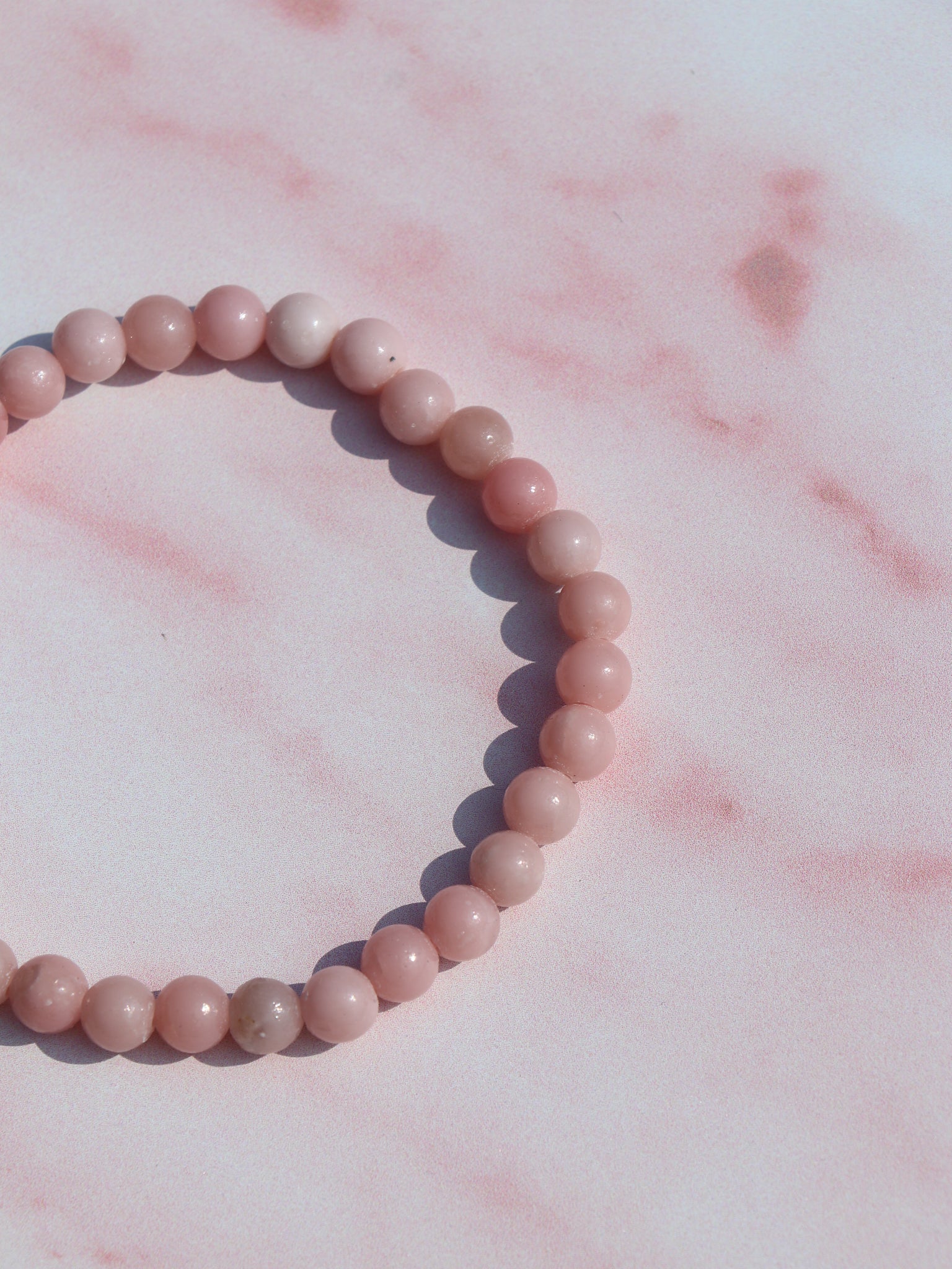 Pink Opal Armbånd