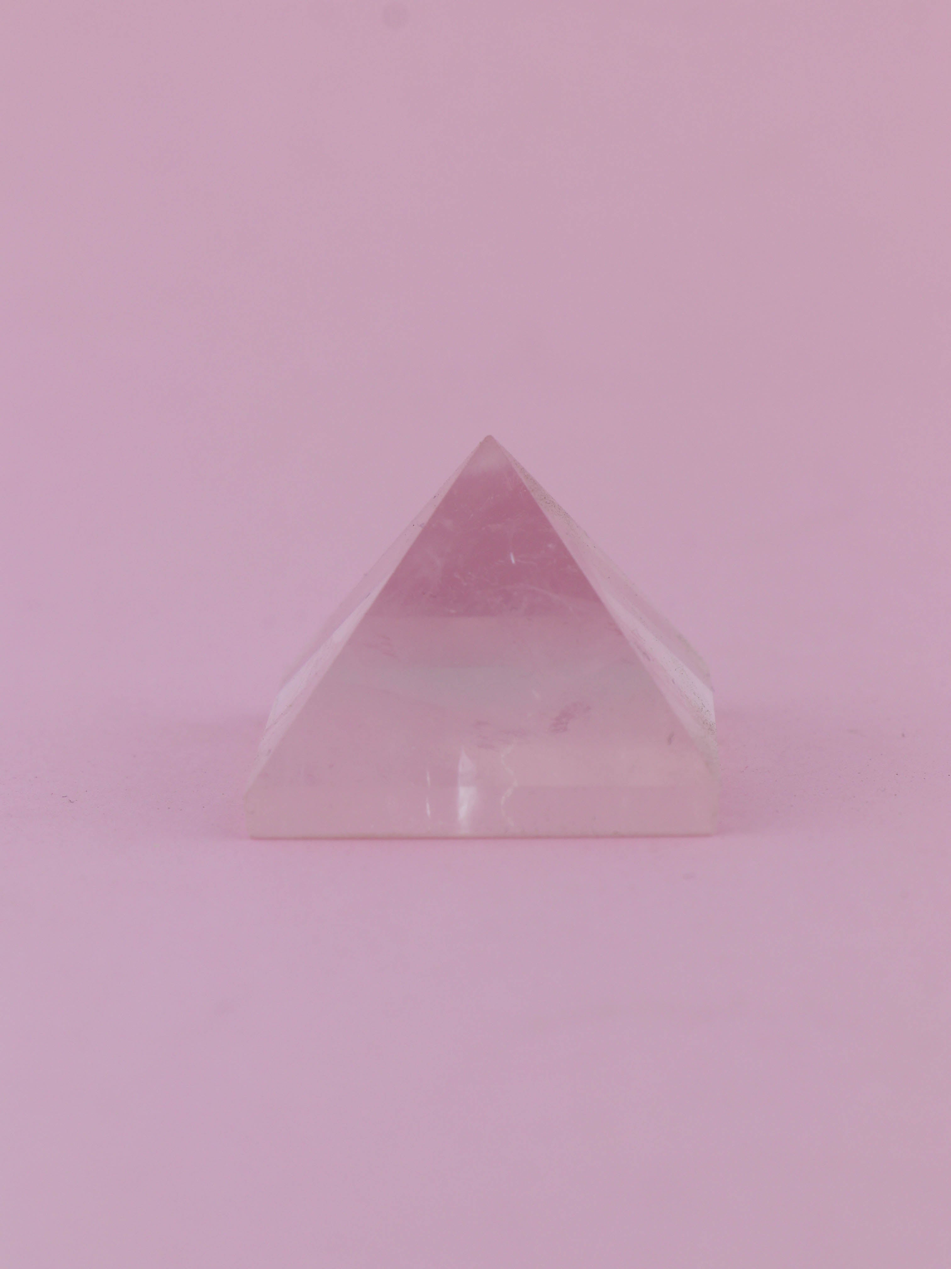 Rosenkvarts pyramide (A kvalitet) Nr. 1