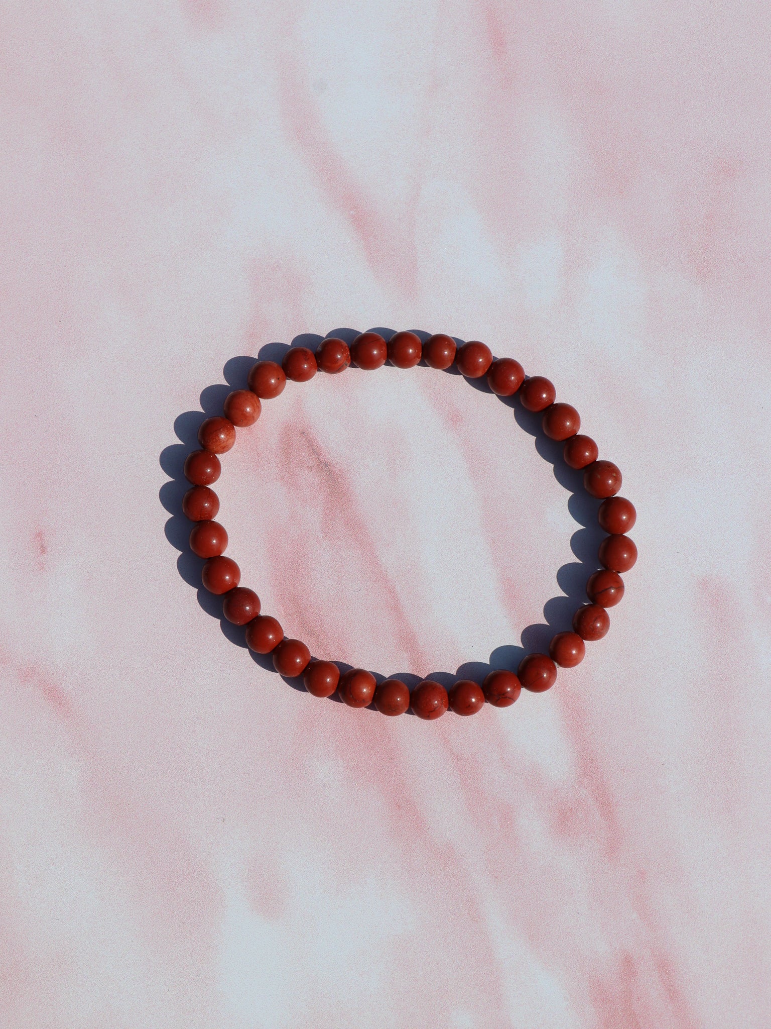 Rød Jaspis Armbånd