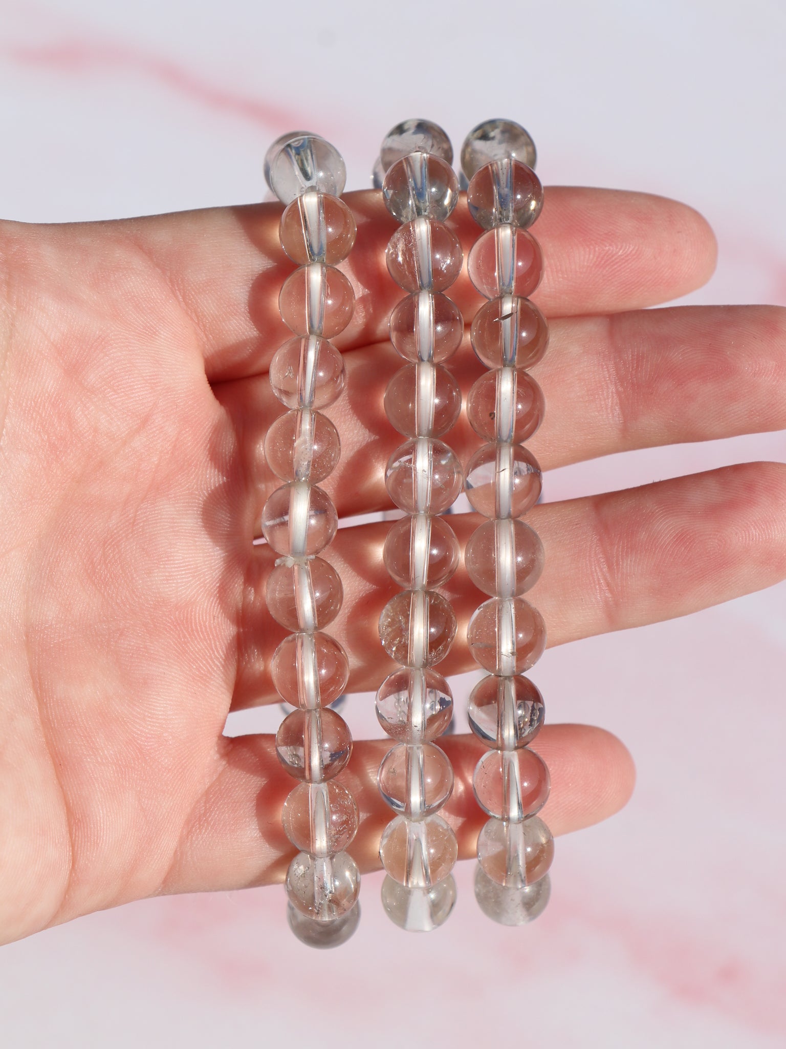 Røgkvarts armbånd