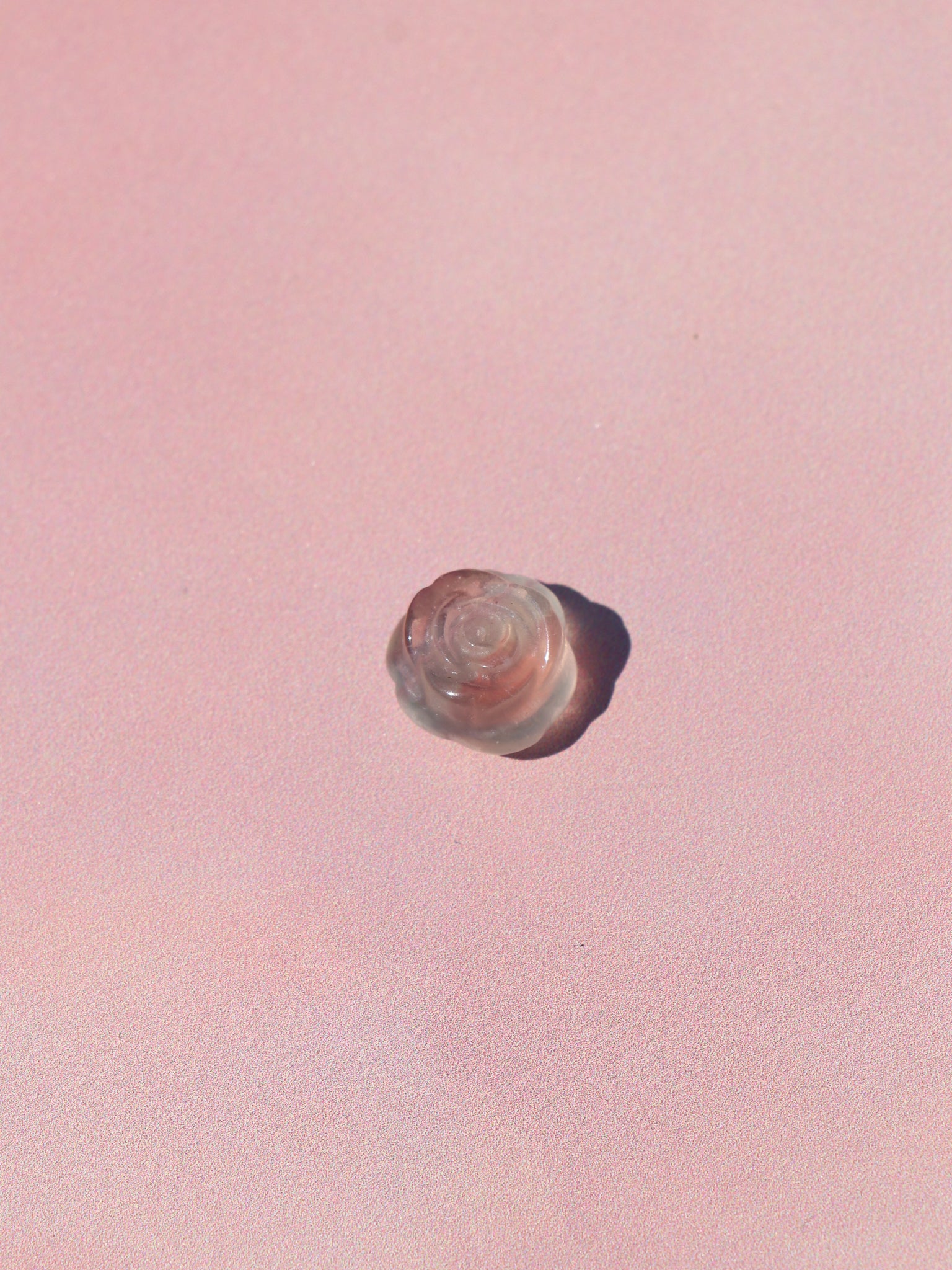 Candy Regnbue Fluorit Figur - Rose Nr. 6