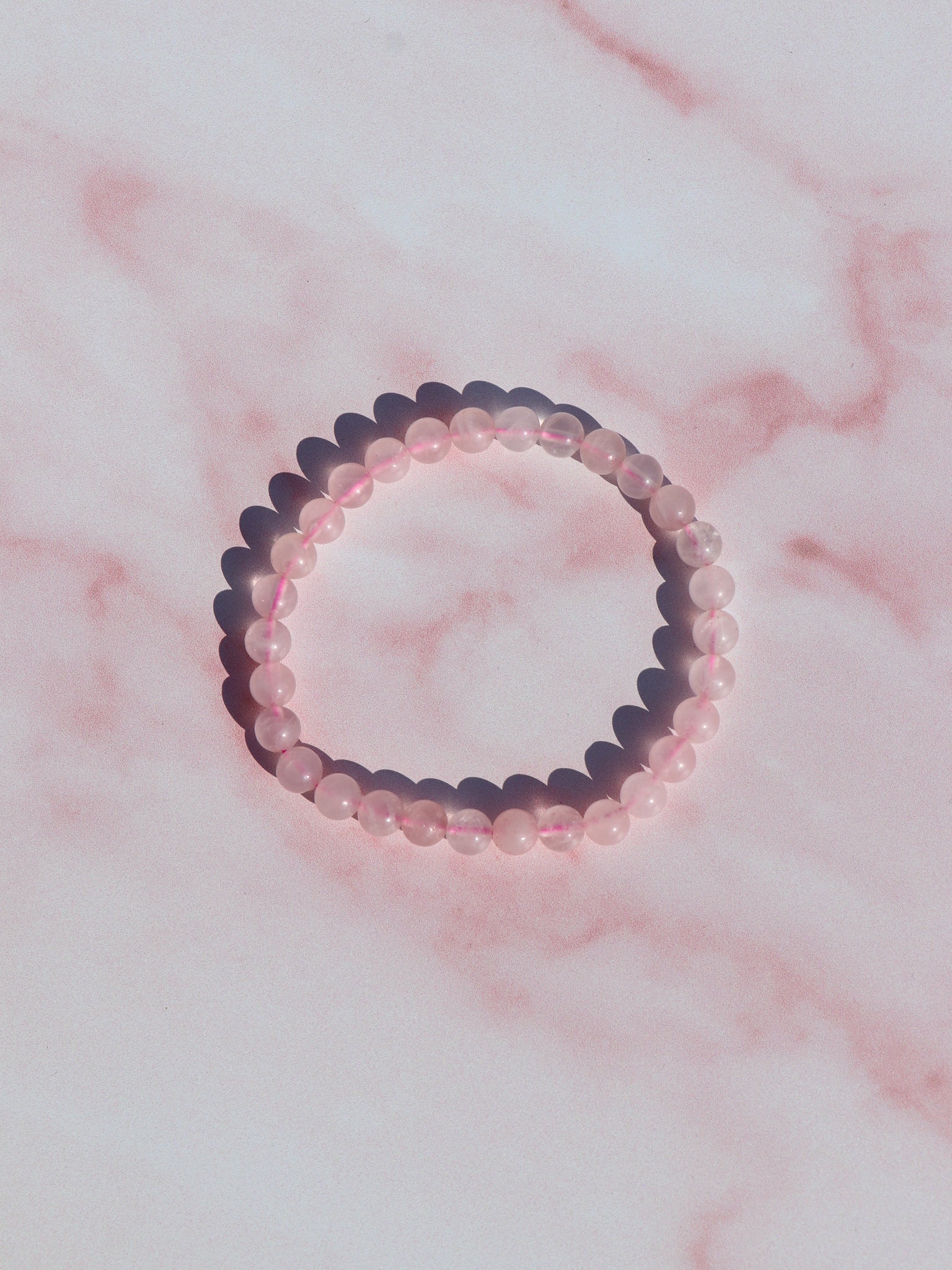 Rosenkvarts armbånd