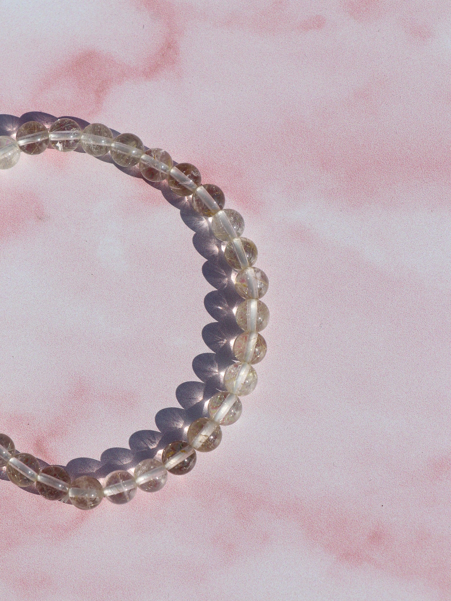 Rutil Kvarts Armbånd