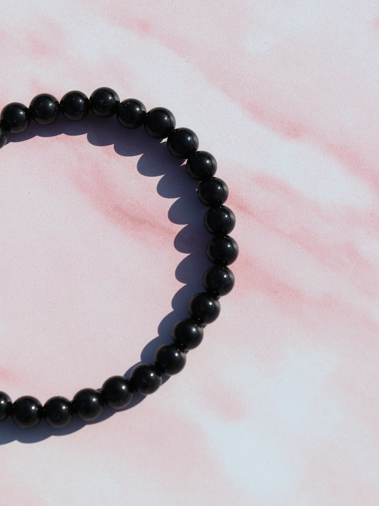 Sort Onyx Armbånd