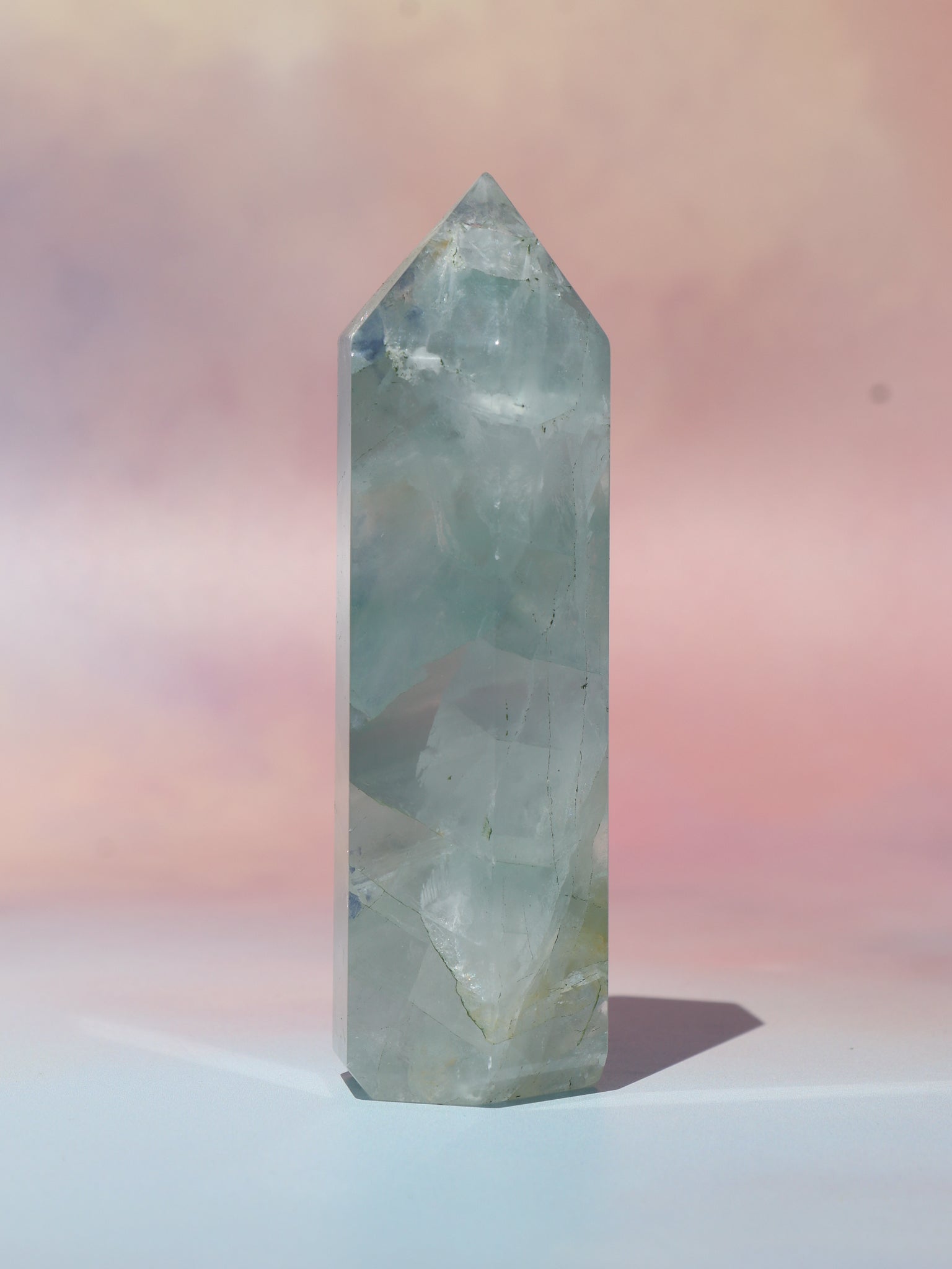 Grøn fluorit (tårn) Nr. 3