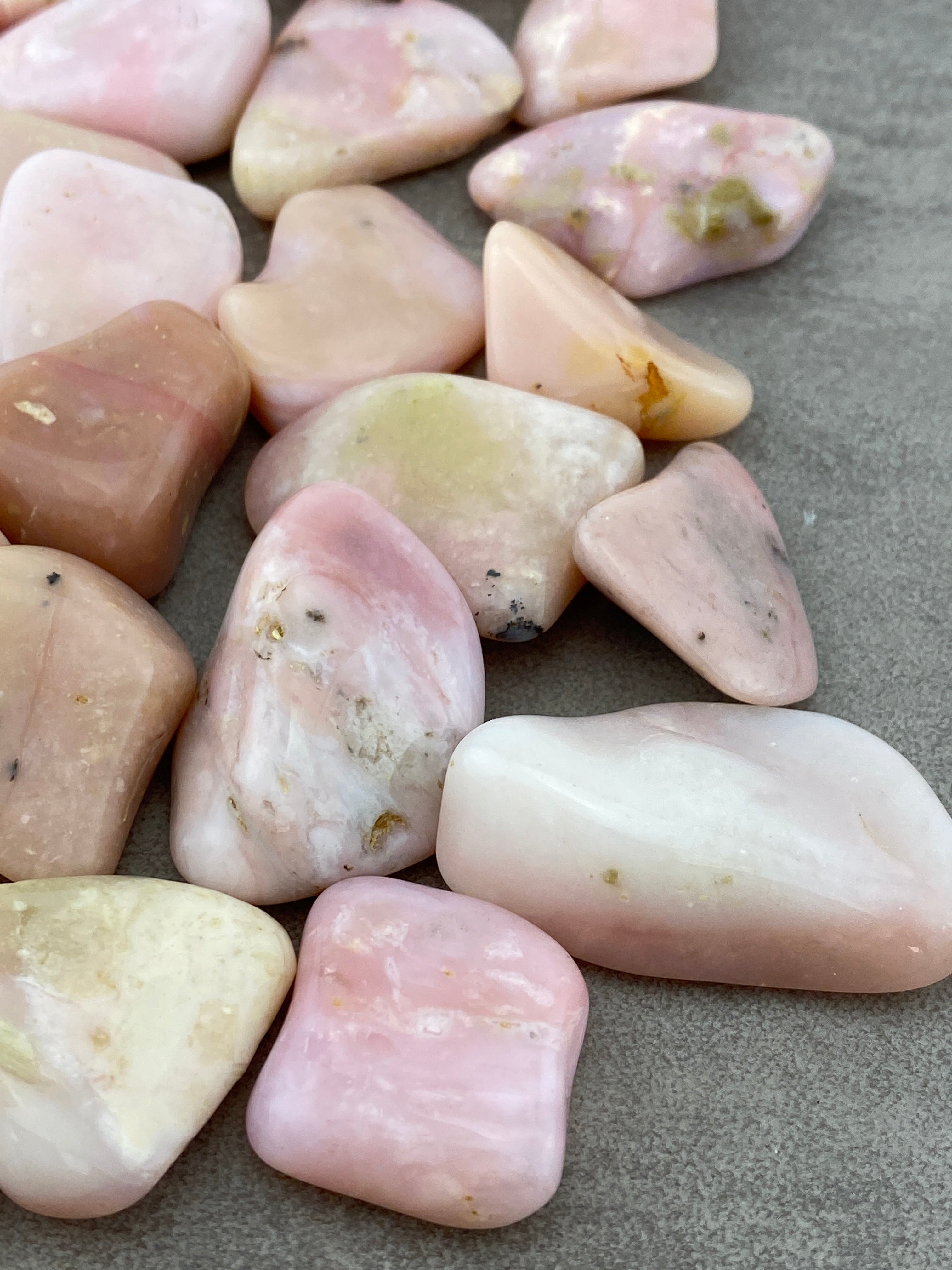 Pink andes opal Lommesten