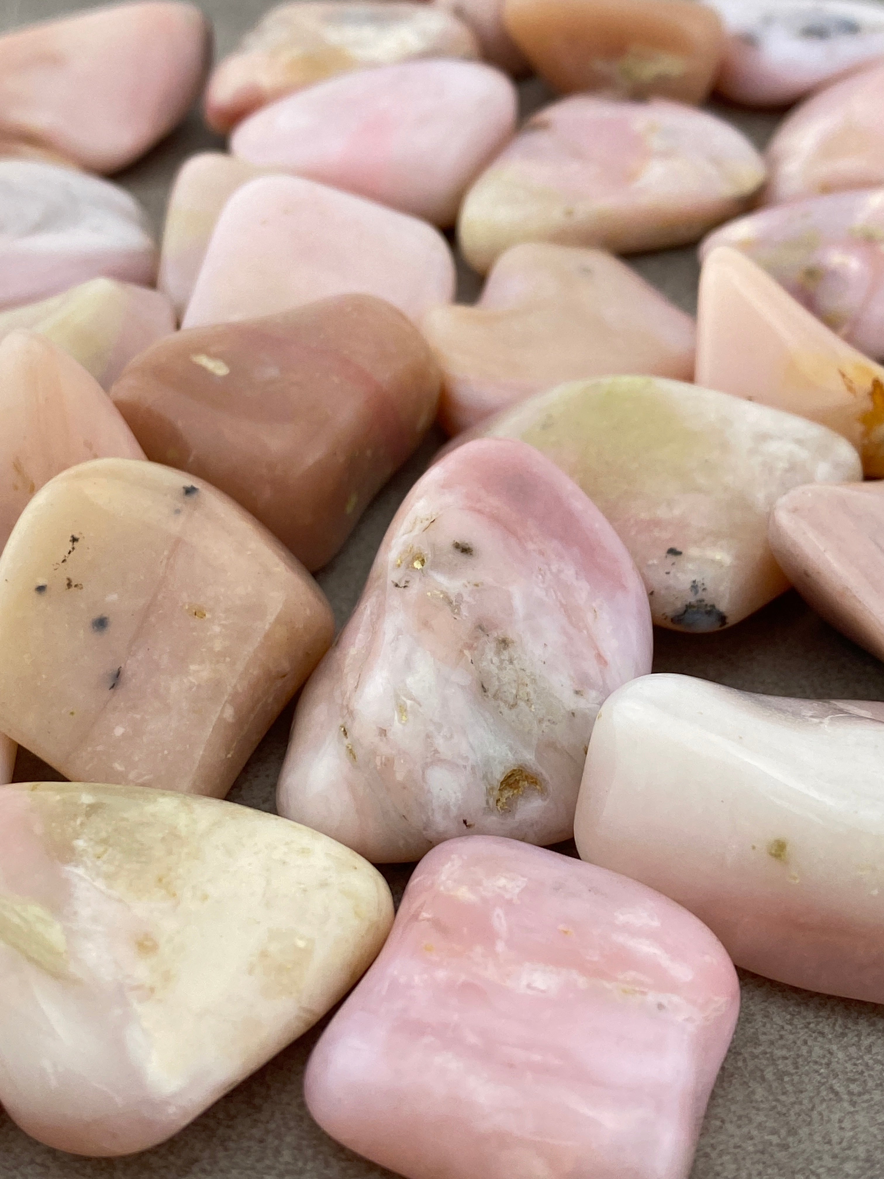 Pink andes opal Lommesten
