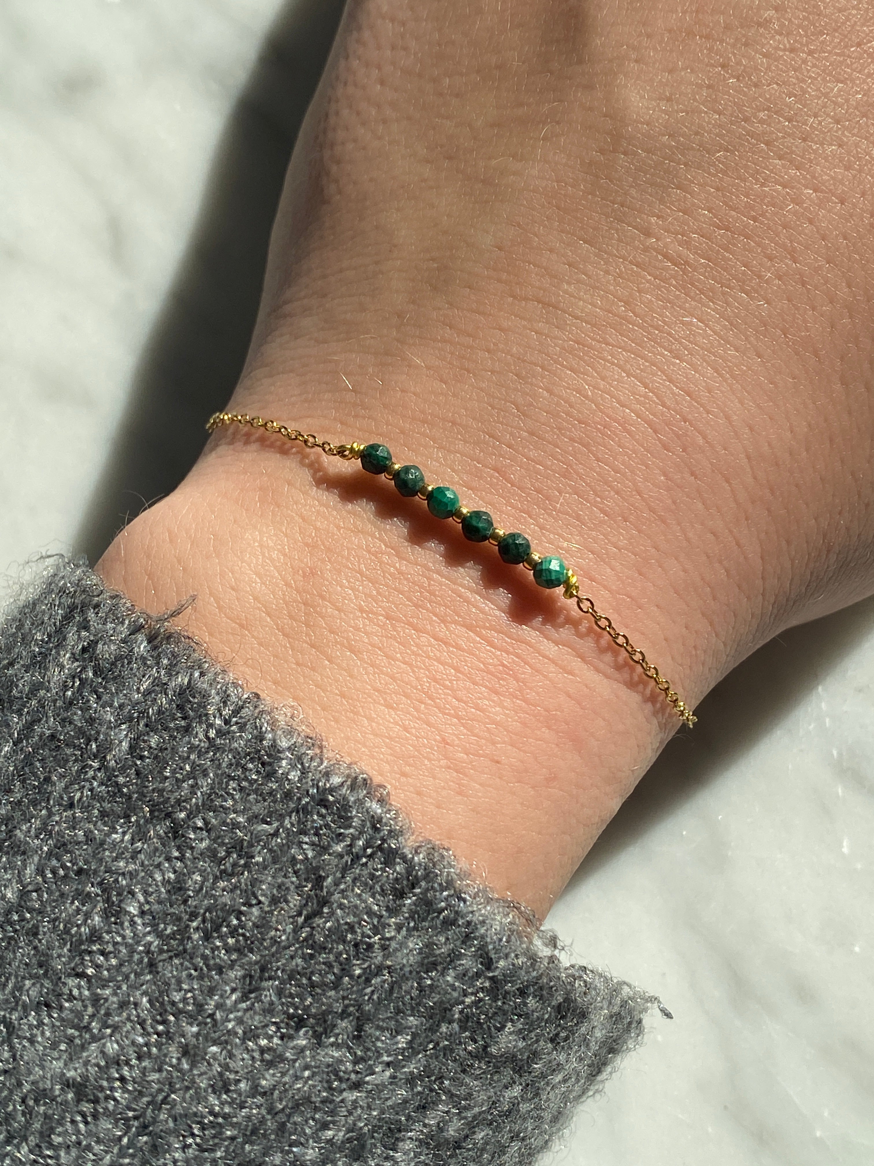 Malakit Armbånd