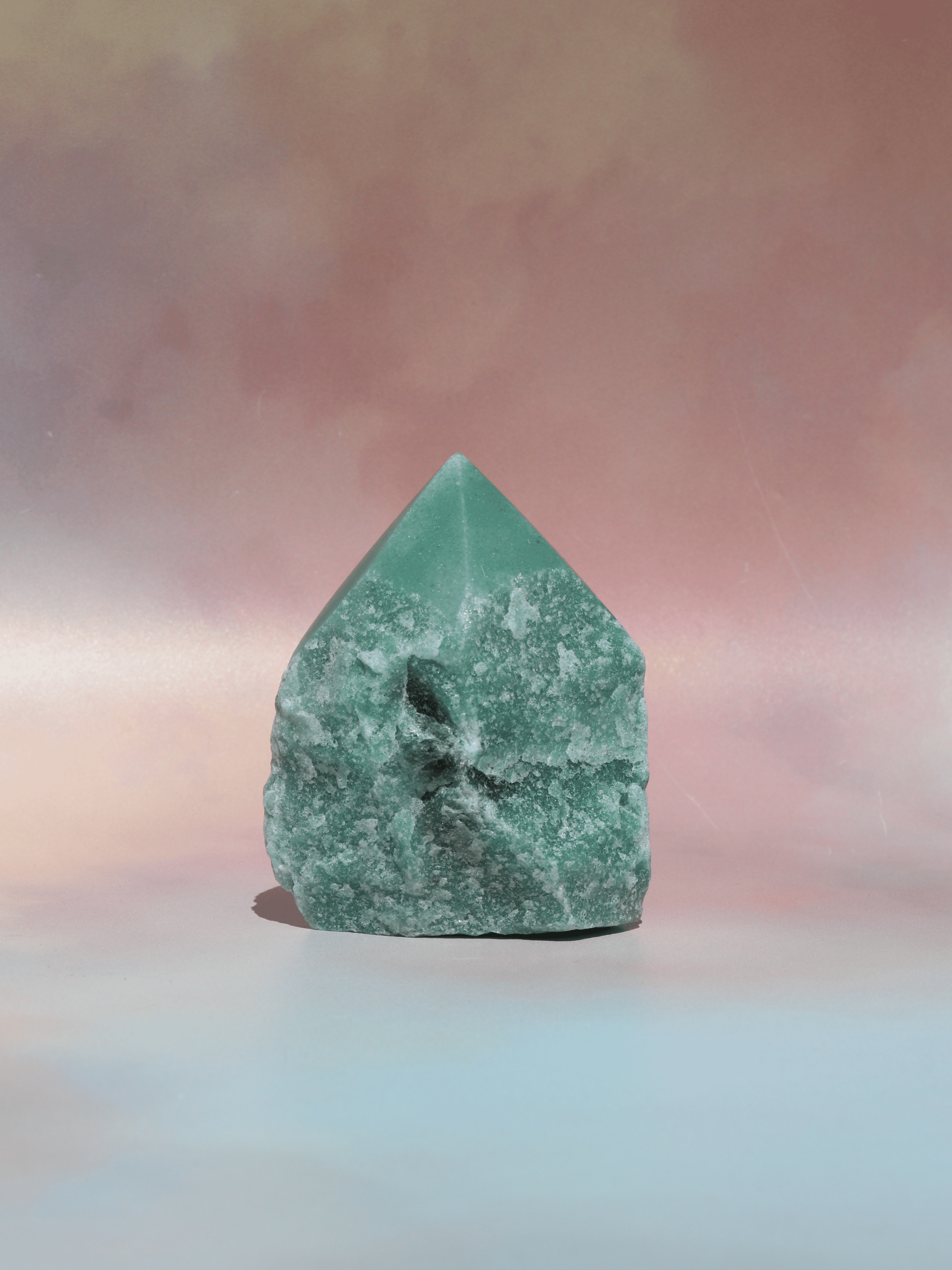 Grøn kvarts spids nr. 4