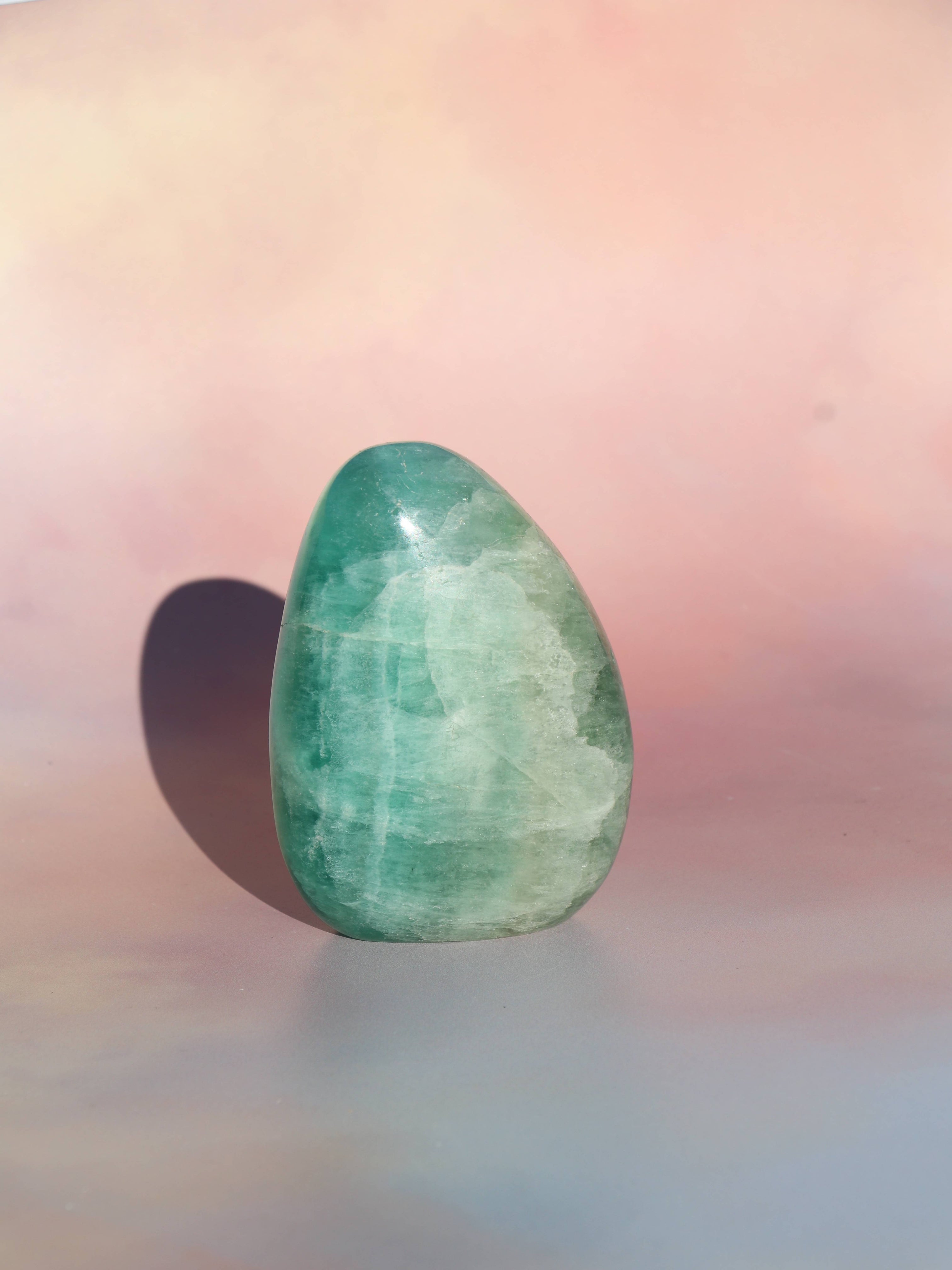 Grøn fluorit freeform Nr. 2