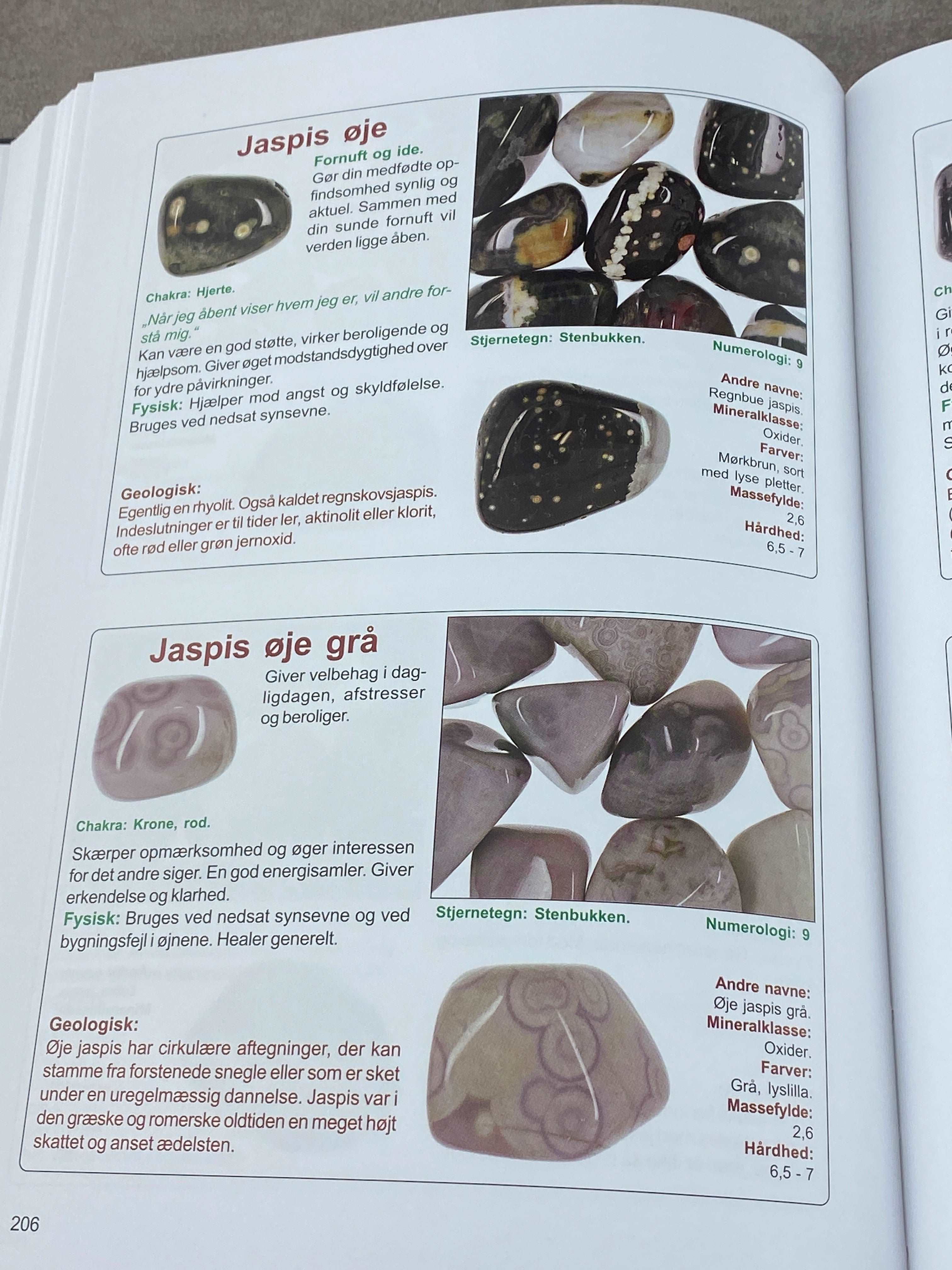 Ædelstene og mineraler bog - CuriousCompassion.dk